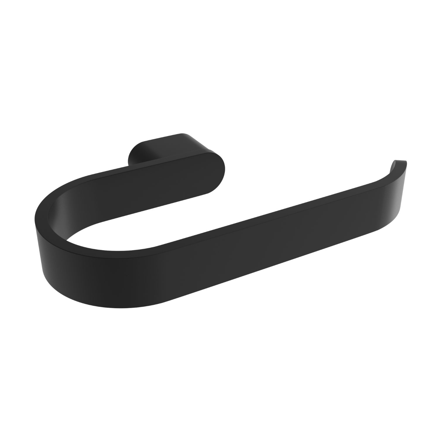 ICO Bath V4035 Flow Toilet Paper Holder - Matte Black (LH Post)