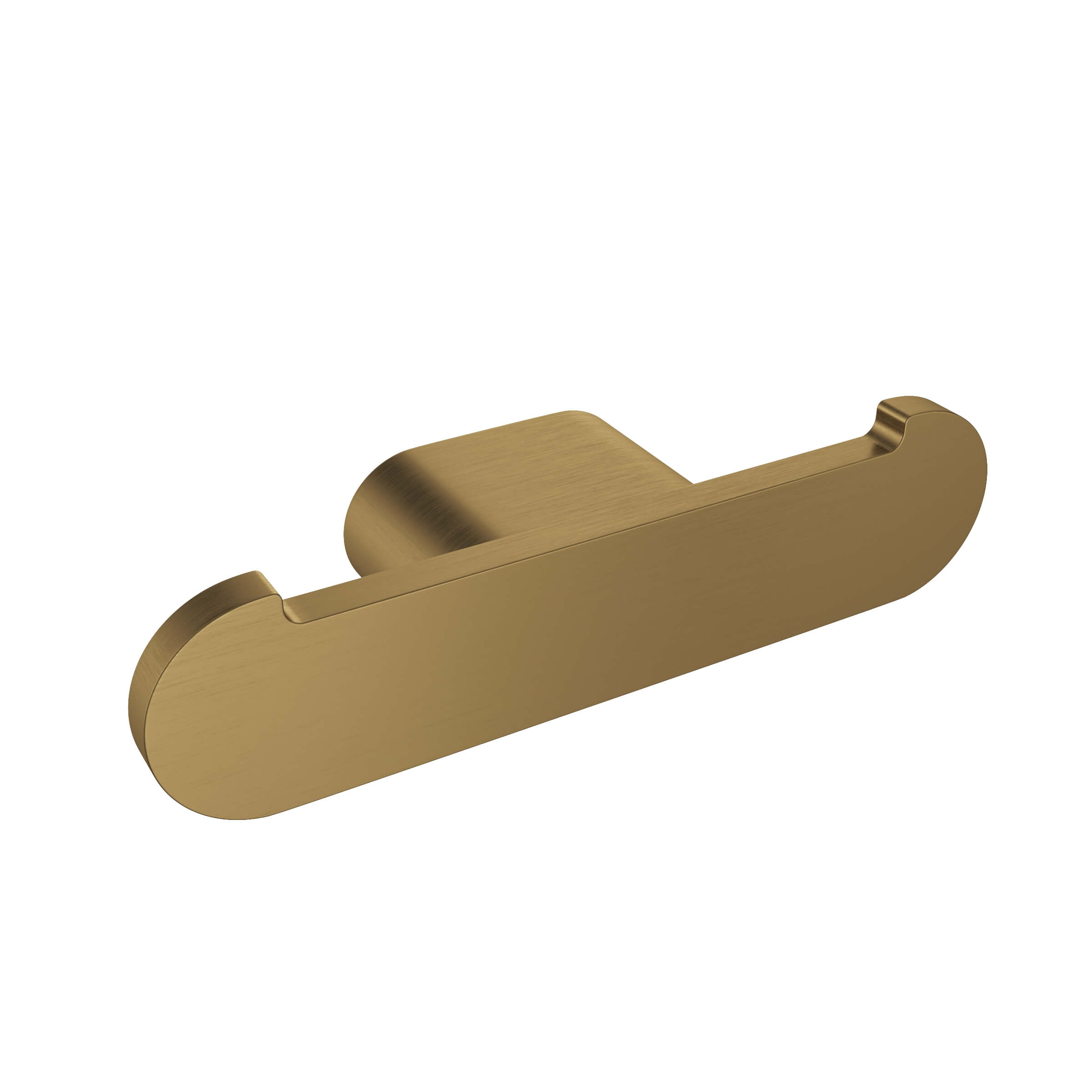 ICO Bath V4220-BGD Flow Double Towel Hook - Brushed Gold Dark