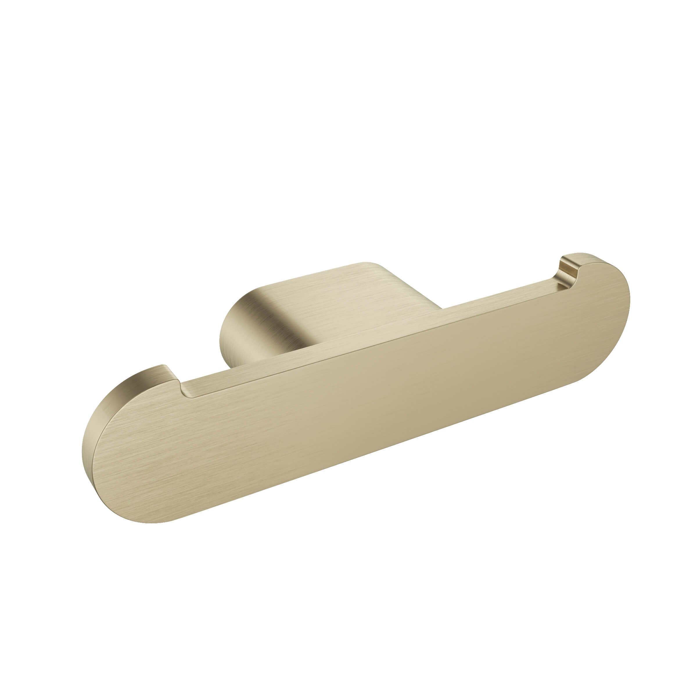 ICO Bath V4220-BGL Flow Double Towel Hook - Brushed Gold Light