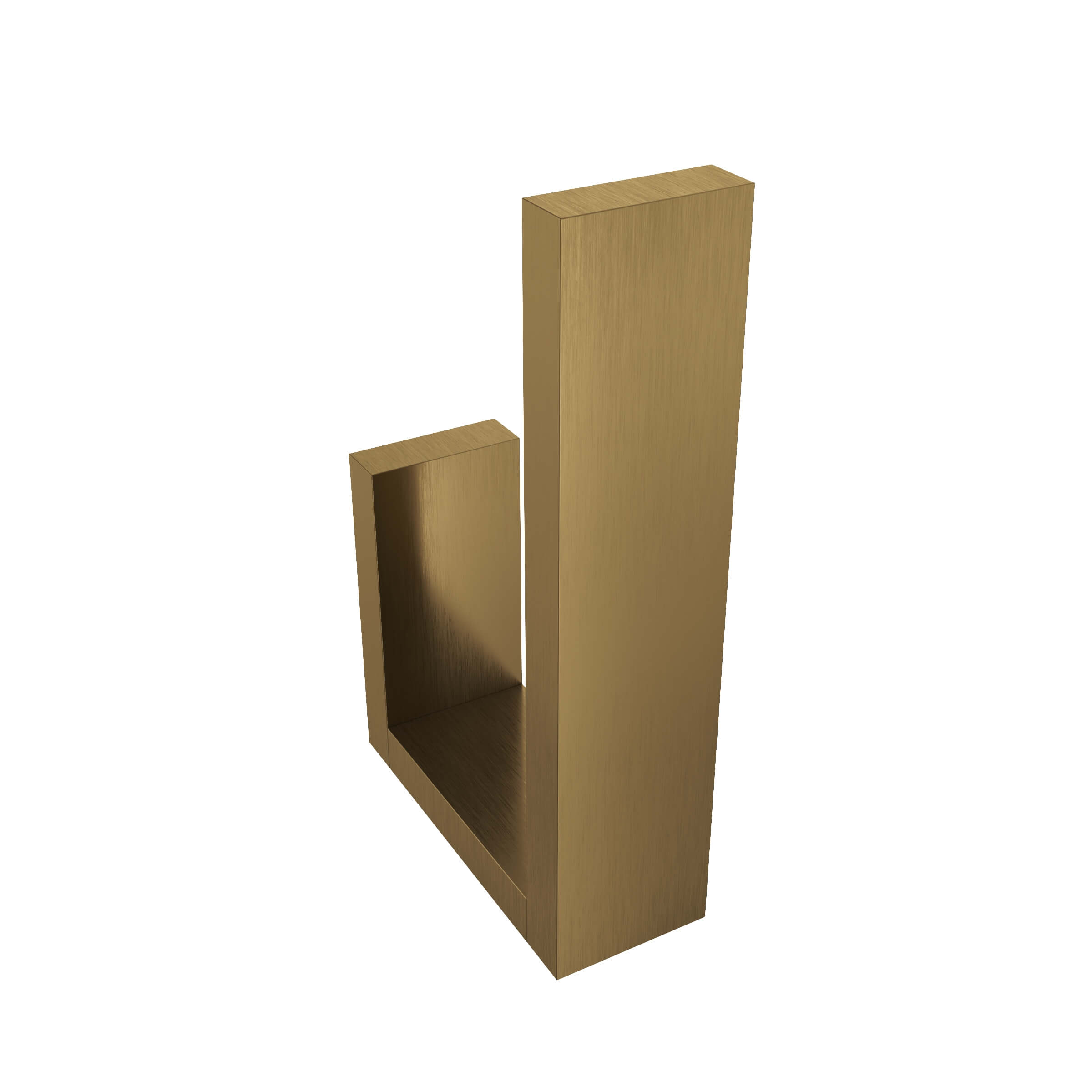 ICO Bath V5080-BGD Fire Spare Toilet Paper Holder - Brushed Gold Dark