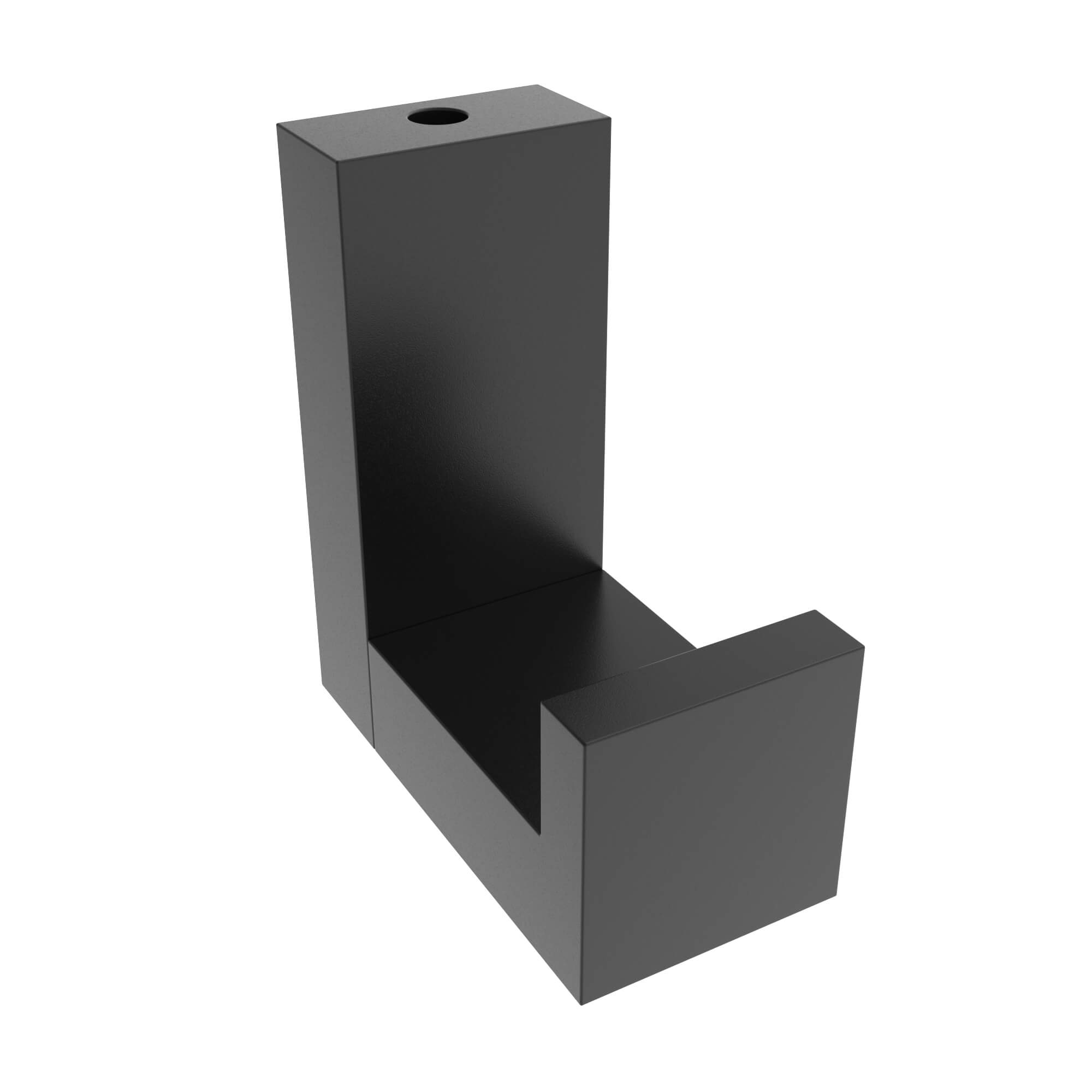 ICO Bath V5245 Fire Deep Towel Hook - Matte Black