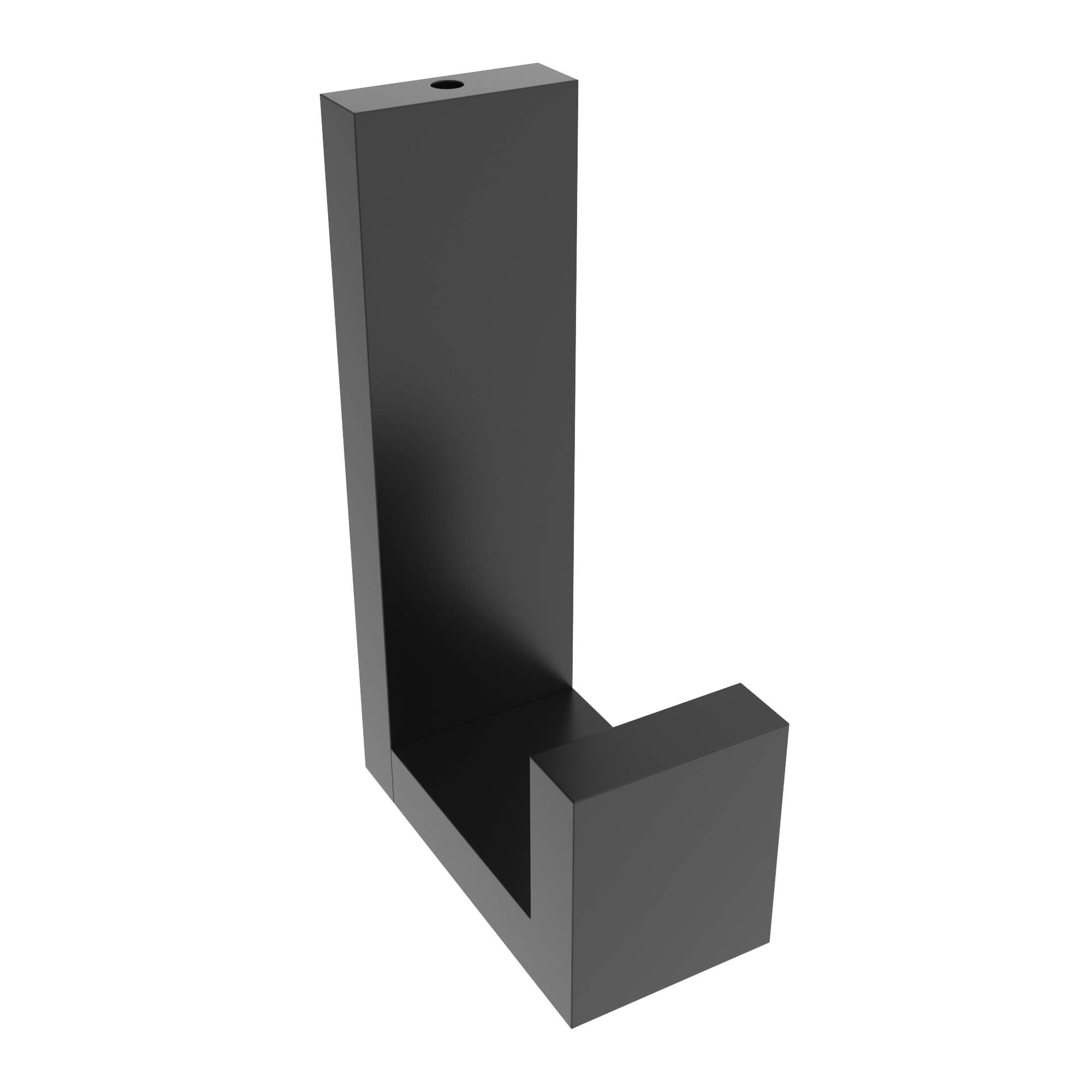 ICO Bath V5265 Fire Tall Towel Hook - Matte Black