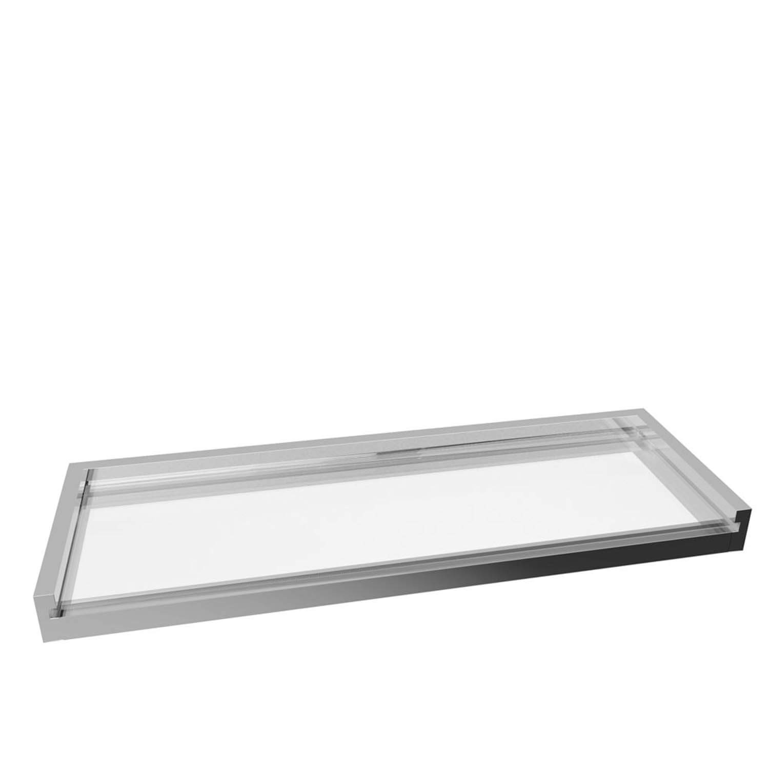 ICO Bath V5763 Fire Glass Shelf - Chrome