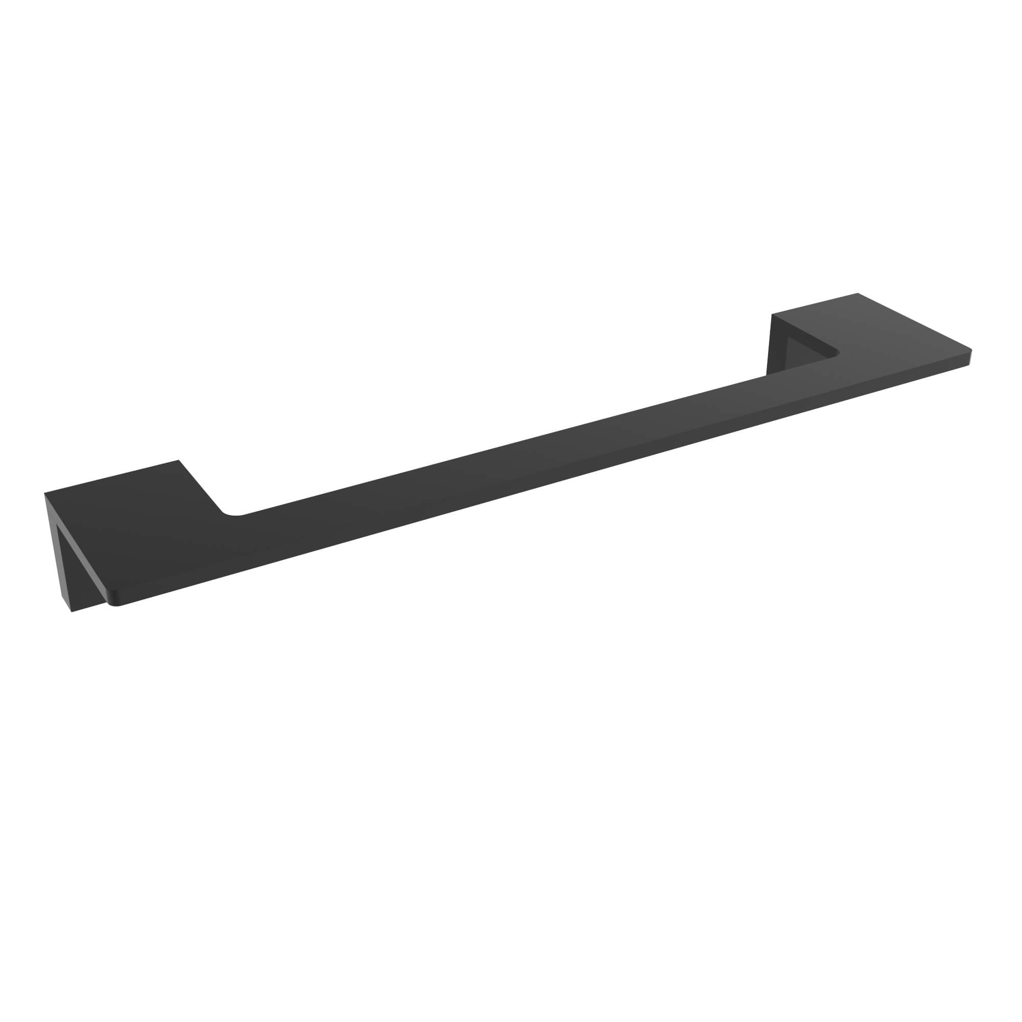 ICO Bath V61125 Ash 12" Towel Bar - Matte Black