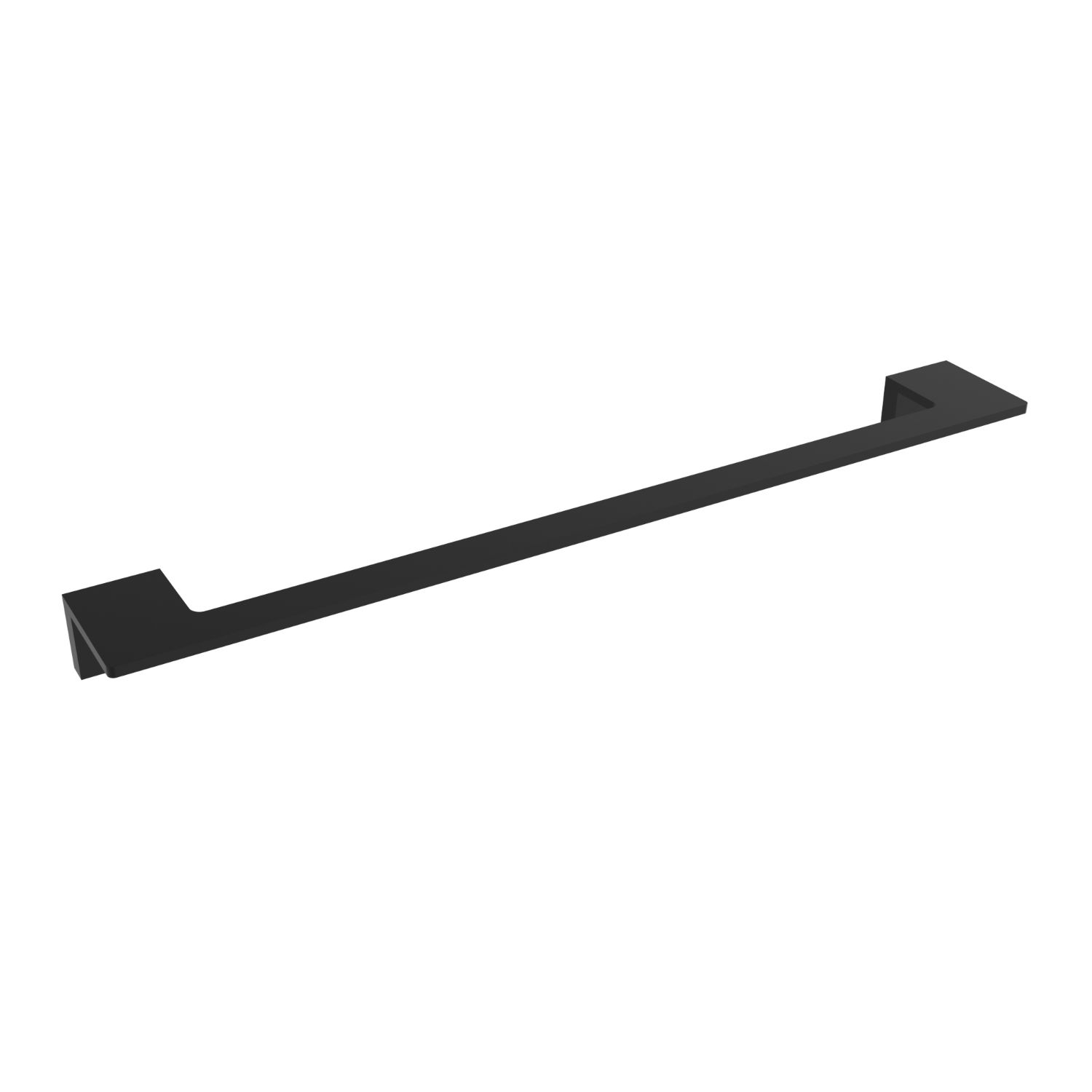 ICO Bath V61135 Ash 18" Towel Bar - Matte Black