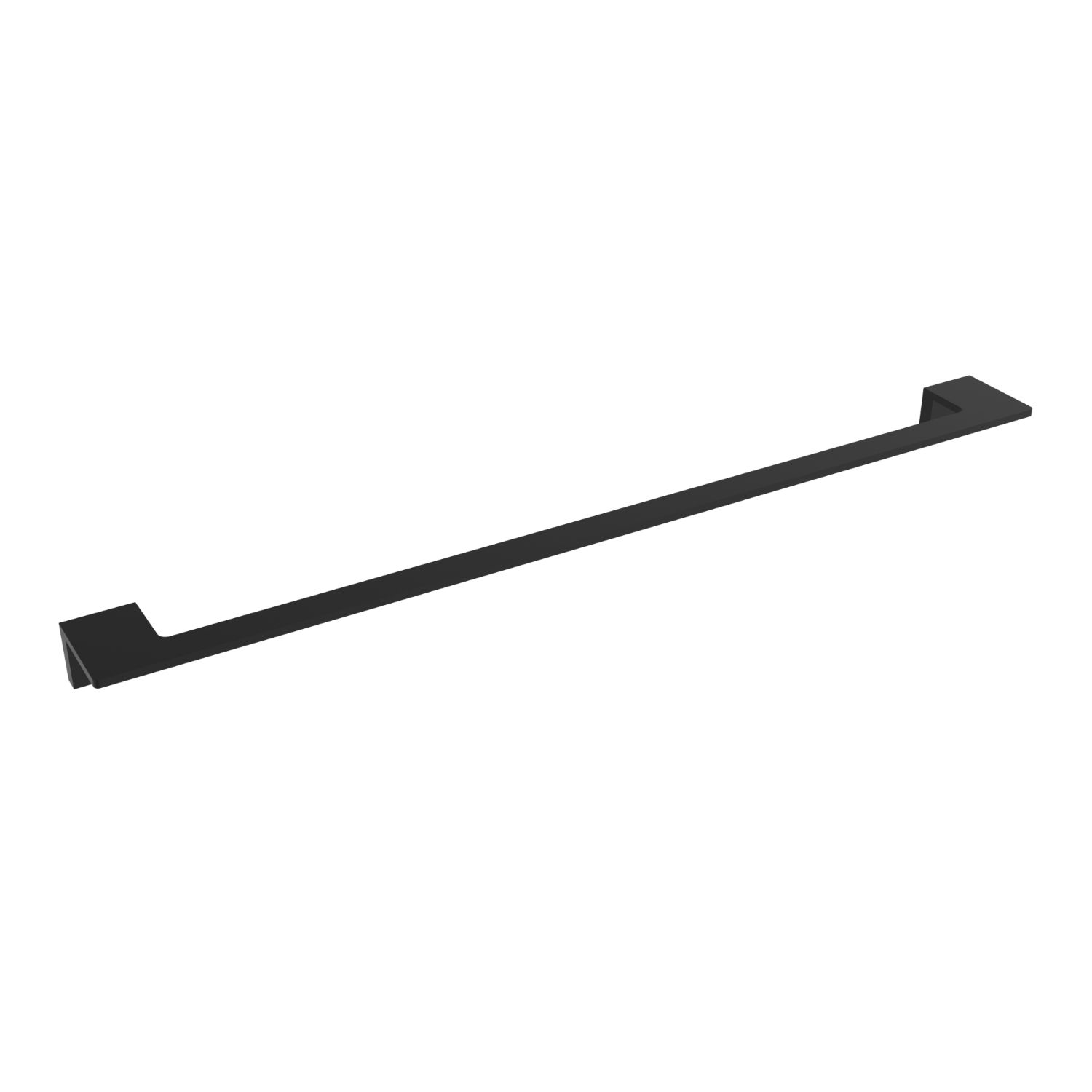 ICO Bath V61155 Ash 24" Towel Bar - Matte Black