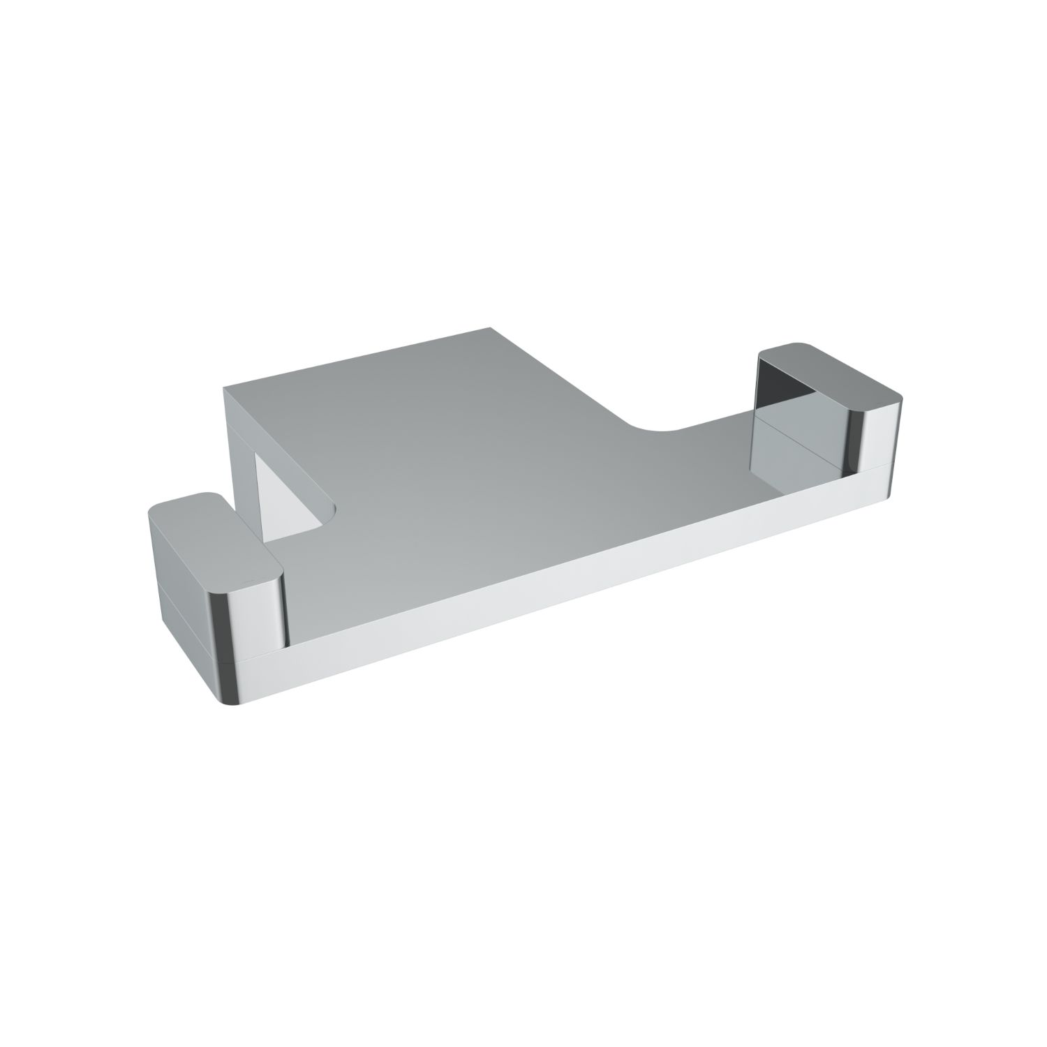 ICO Bath V61223 Ash Double Towel Hook - Chrome