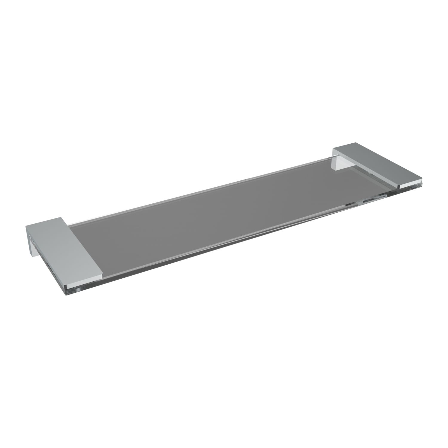 ICO Bath V61763 Ash Glass Shelf - Chrome