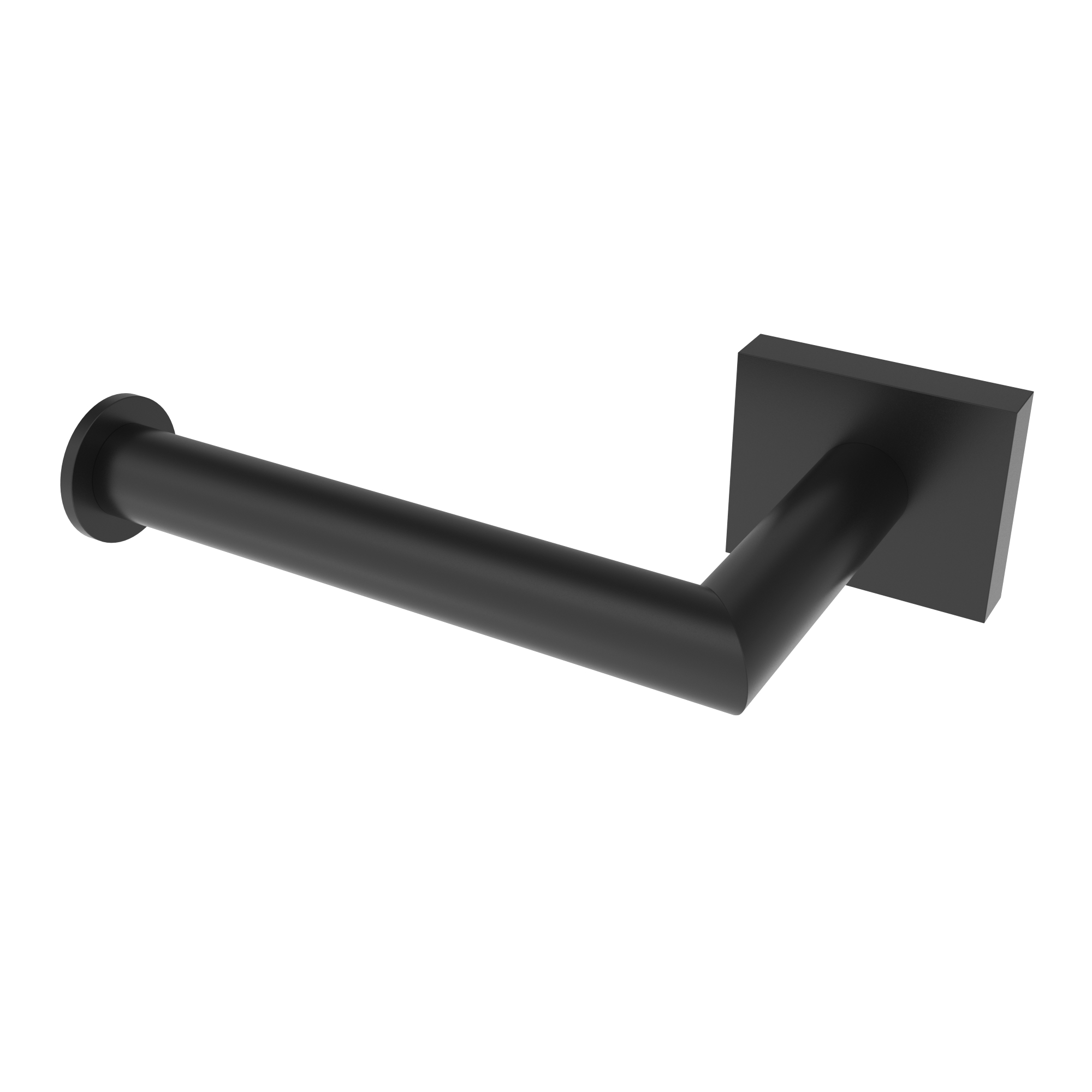 ICO Bath V62025 Crater Toilet Paper Holder - Matte Black (RH Post)