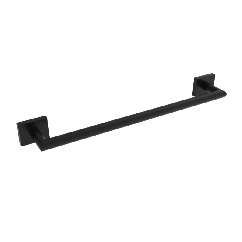 ICO Bath V62145 Crater 18" Towel Bar - Matte Black