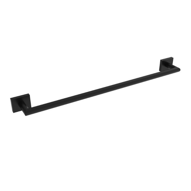 ICO Bath V62155 Crater 24" Towel Bar - Matte Black