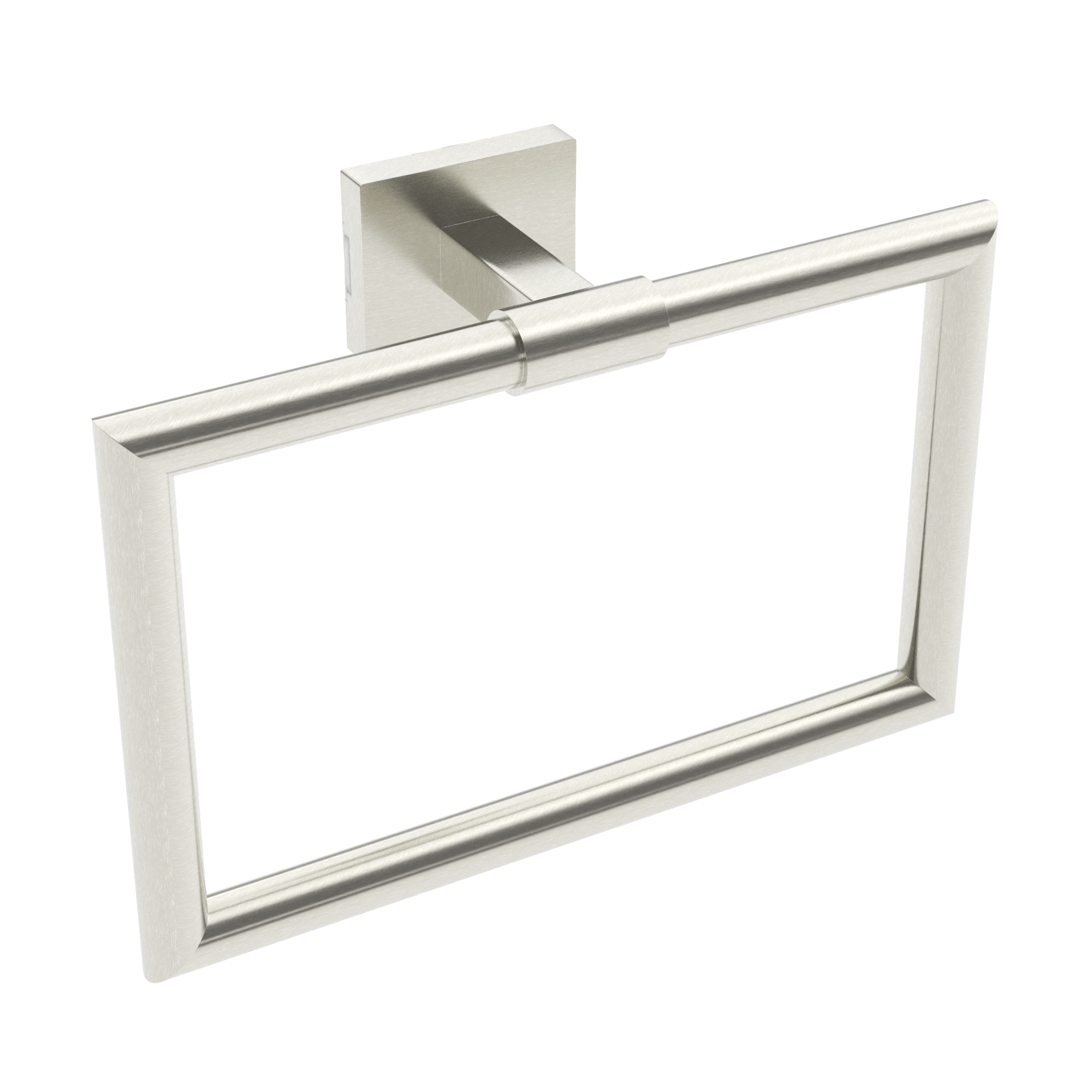 ICO Bath V62324 Crater Towel Ring - Brushed Nickel