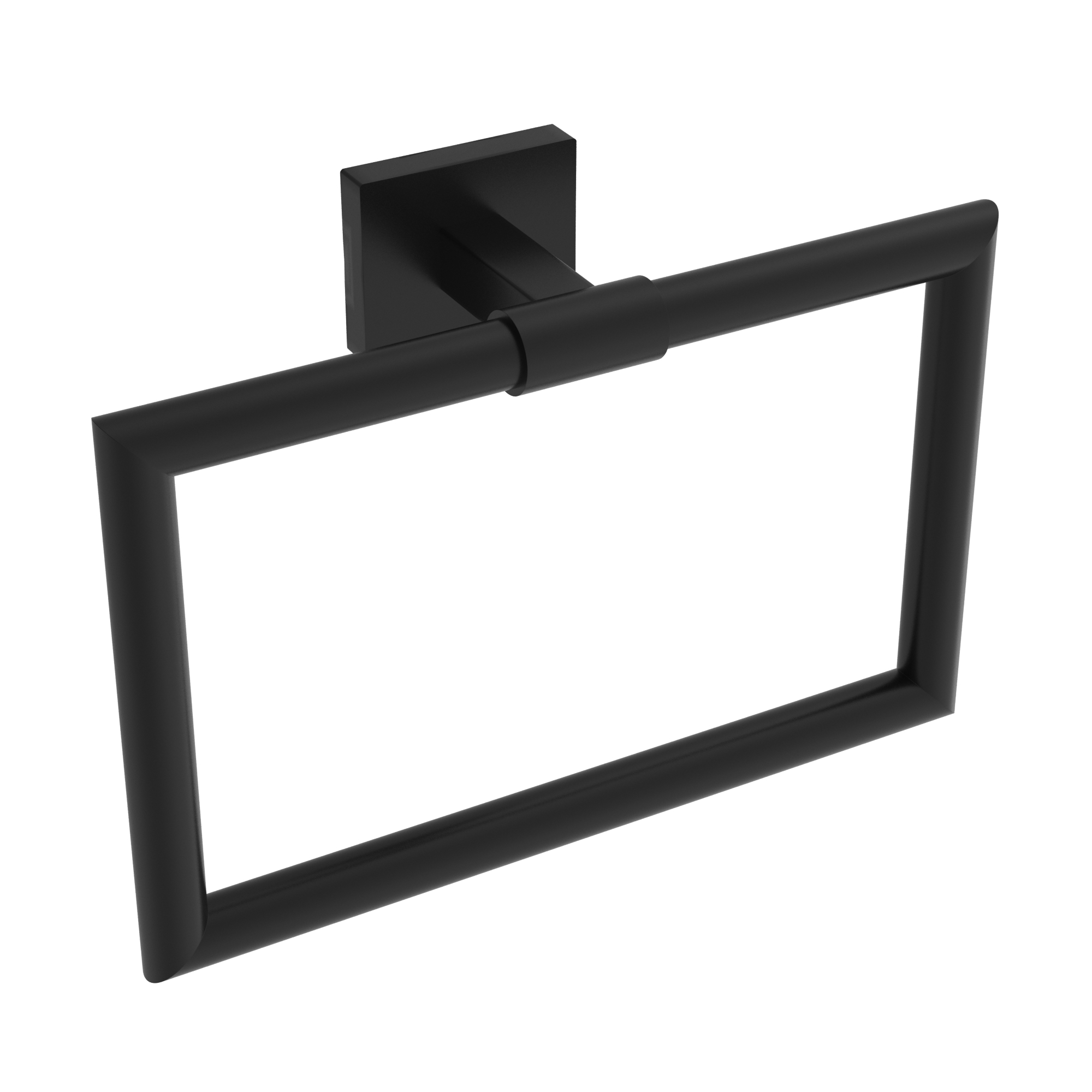 ICO Bath V62325 Crater Towel Ring - Matte Black