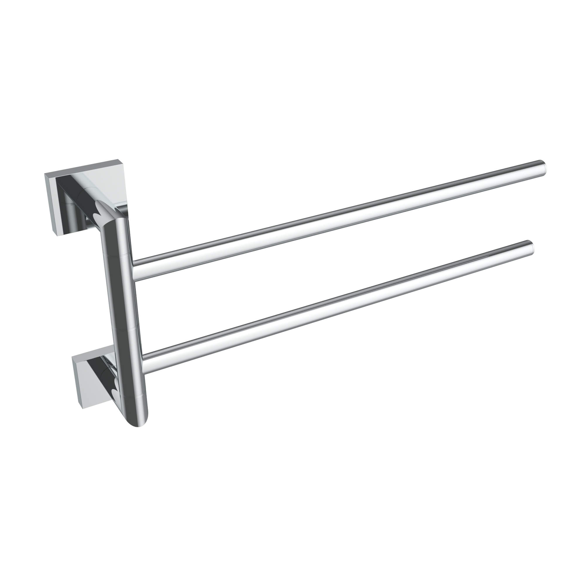 ICO Bath V62453 Crater Swivelling Towel Bar - Chrome