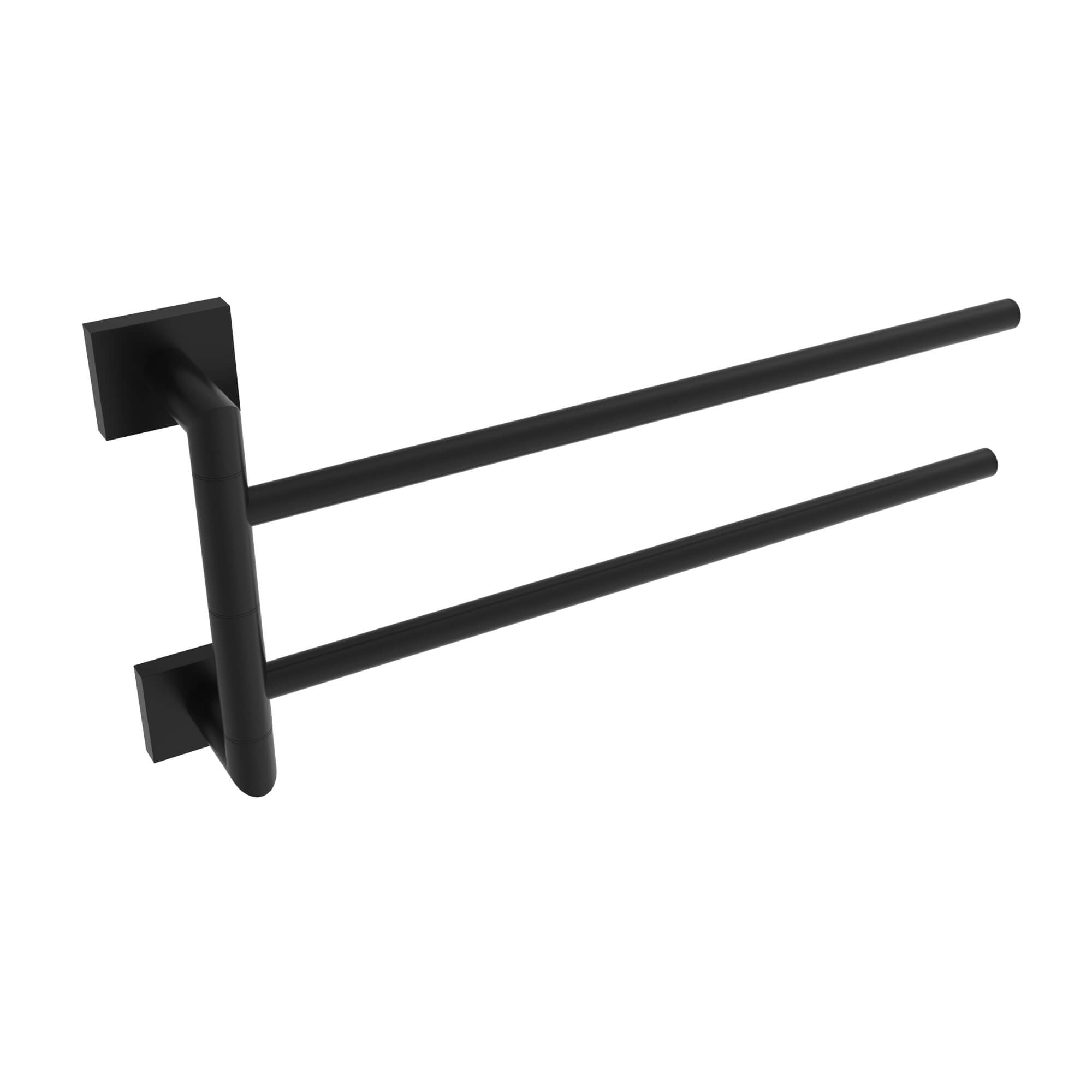 ICO Bath V62455 Crater Swivelling Towel Bar - Matte Black