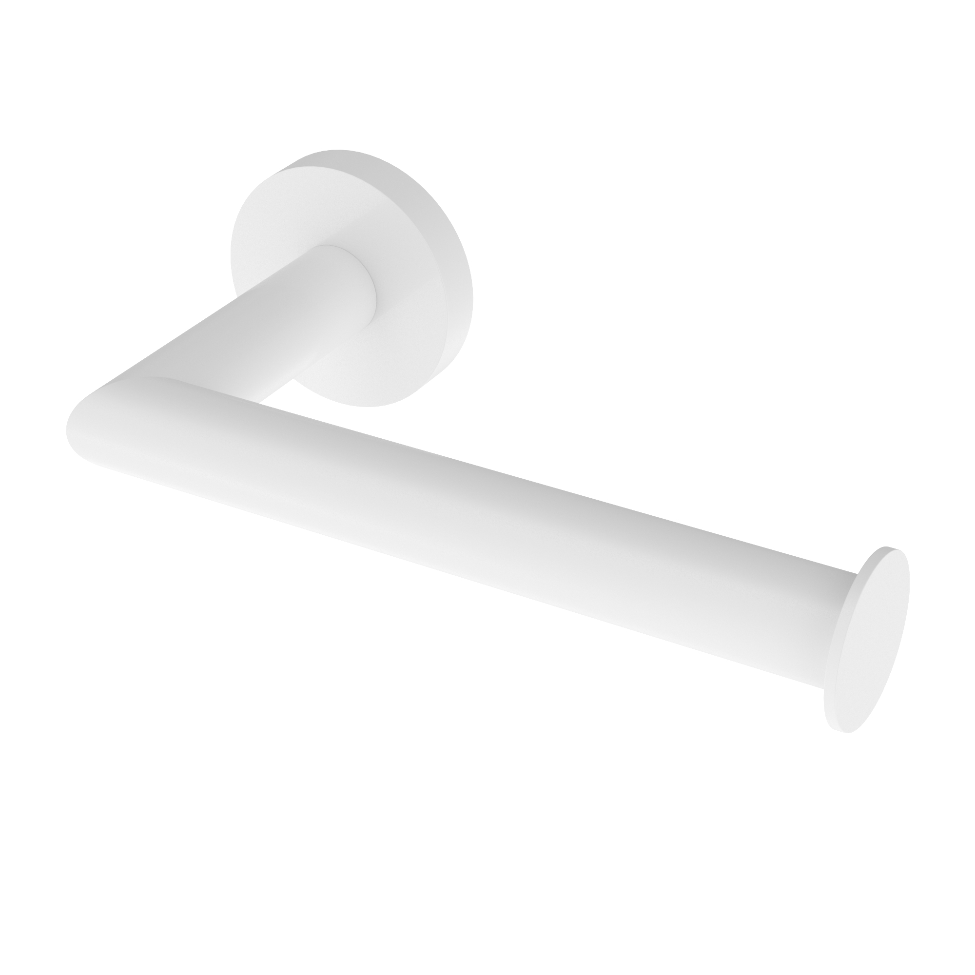 ICO Bath V63012 Summit Toilet Paper Holder - Matte White (LH Post)