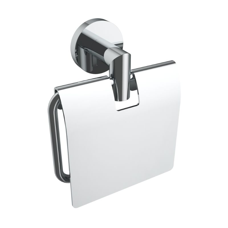 ICO Bath V63053 Summit Toilet Paper Holder With Cover - Chrome