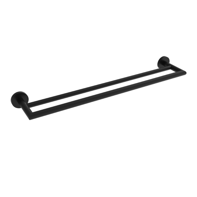 ICO Bath V63185 Summit 24" Double Towel Bar - Matte Black