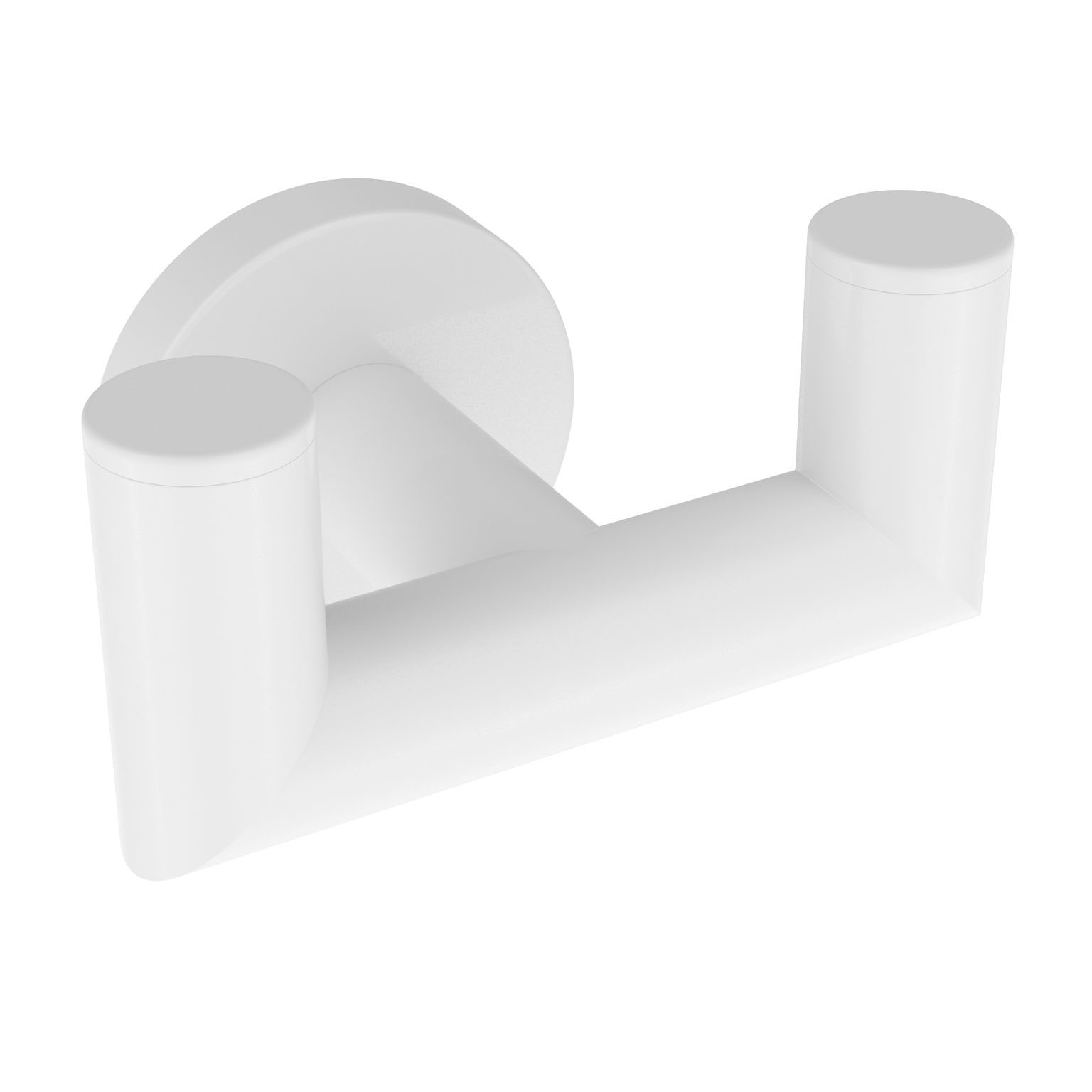 ICO Bath V63222 Summit Double Towel Hook - Matte White