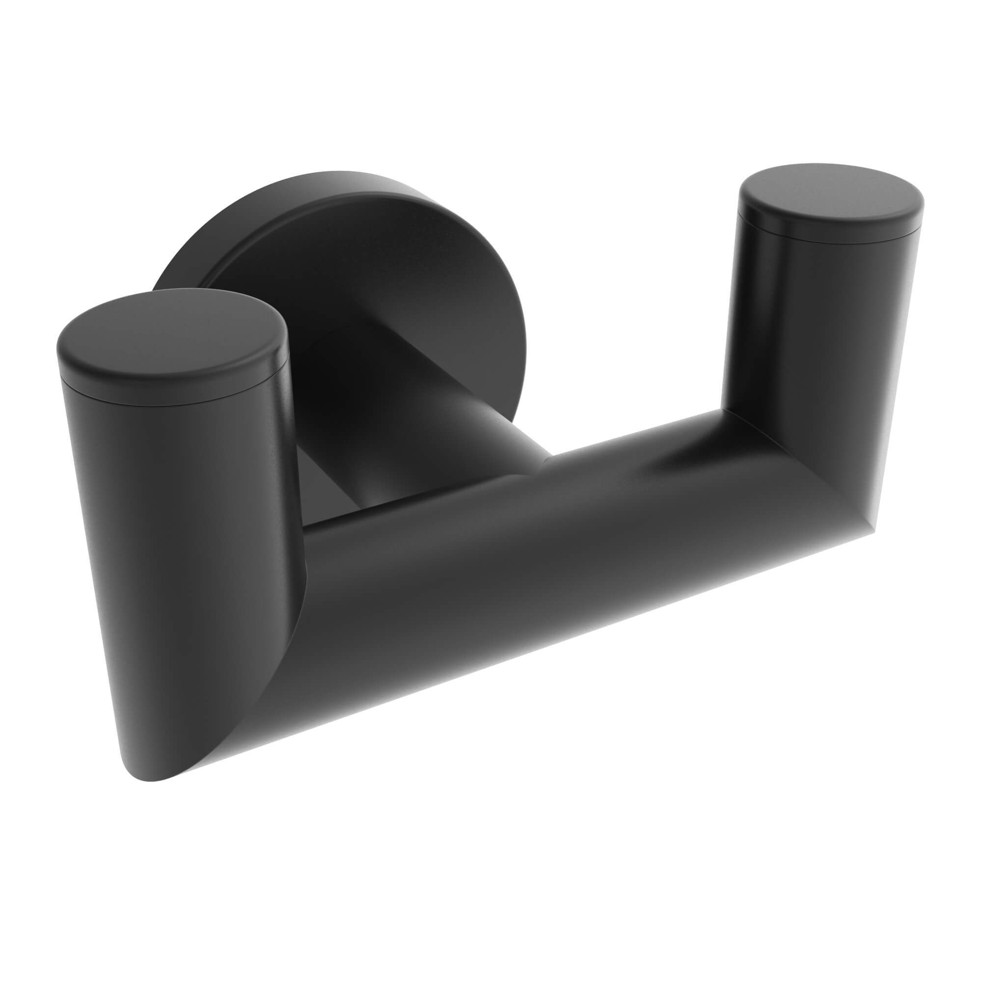 ICO Bath V63225 Summit Double Towel Hook - Matte Black