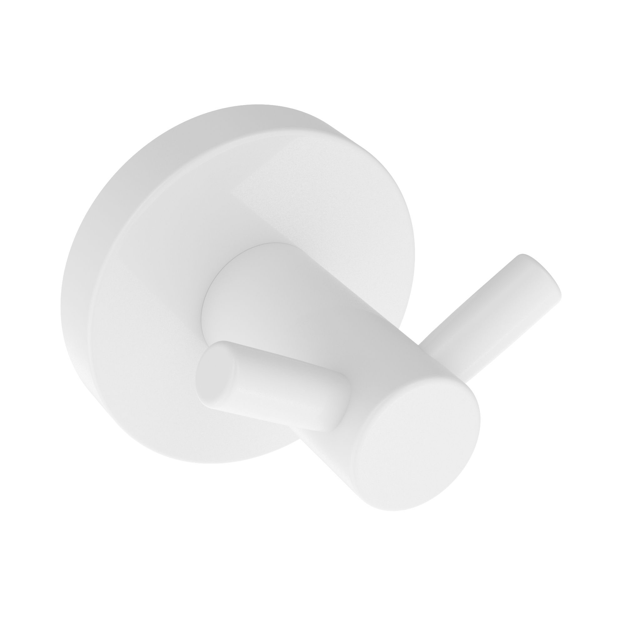 ICO Bath V63252 Summit Double Towel Hook - Matte White