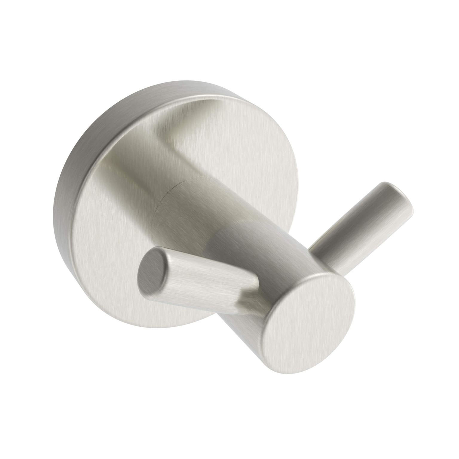 ICO Bath V63254 Summit Double Towel Hook - Brushed Nickel