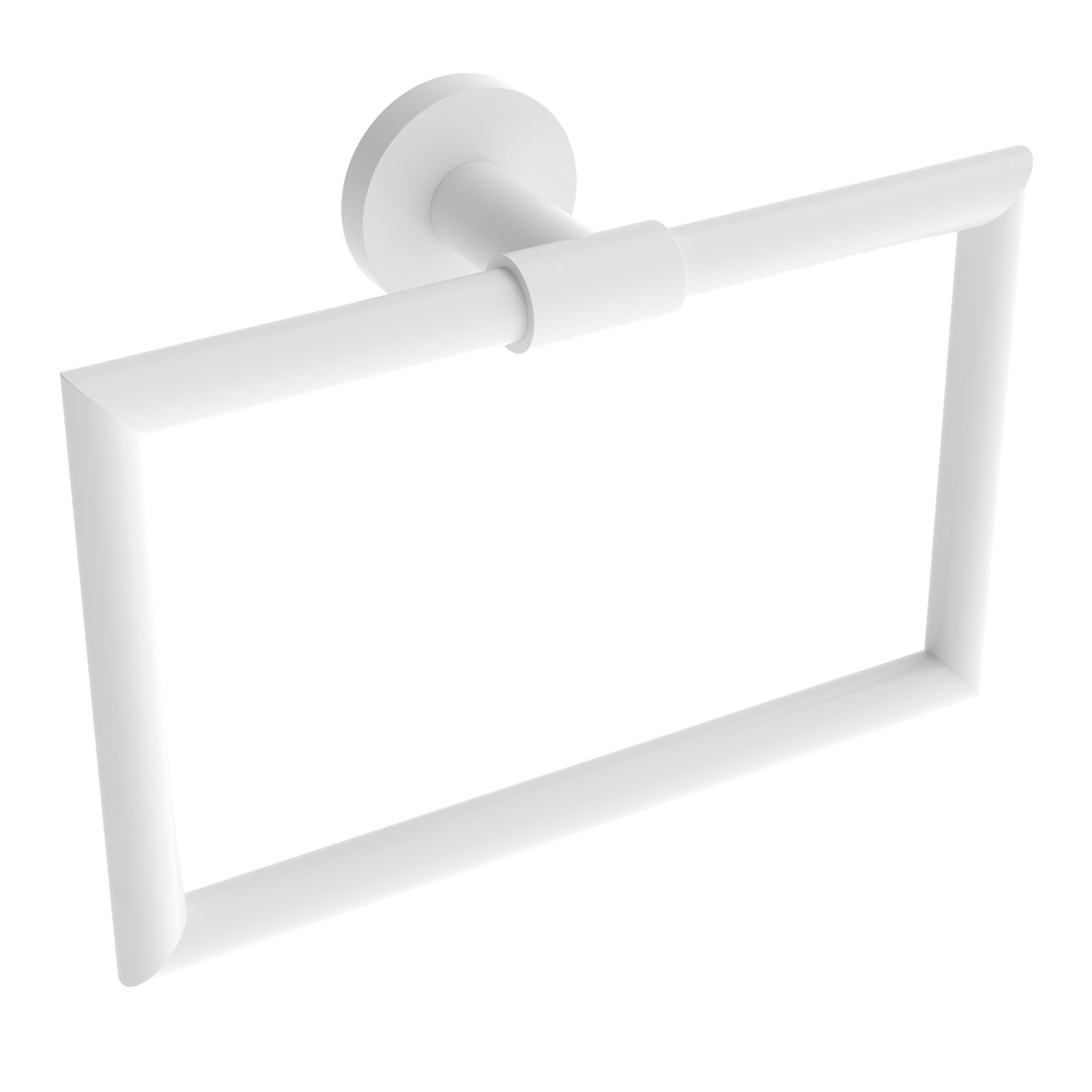 ICO Bath V63312 Summit Towel Ring - Matte White