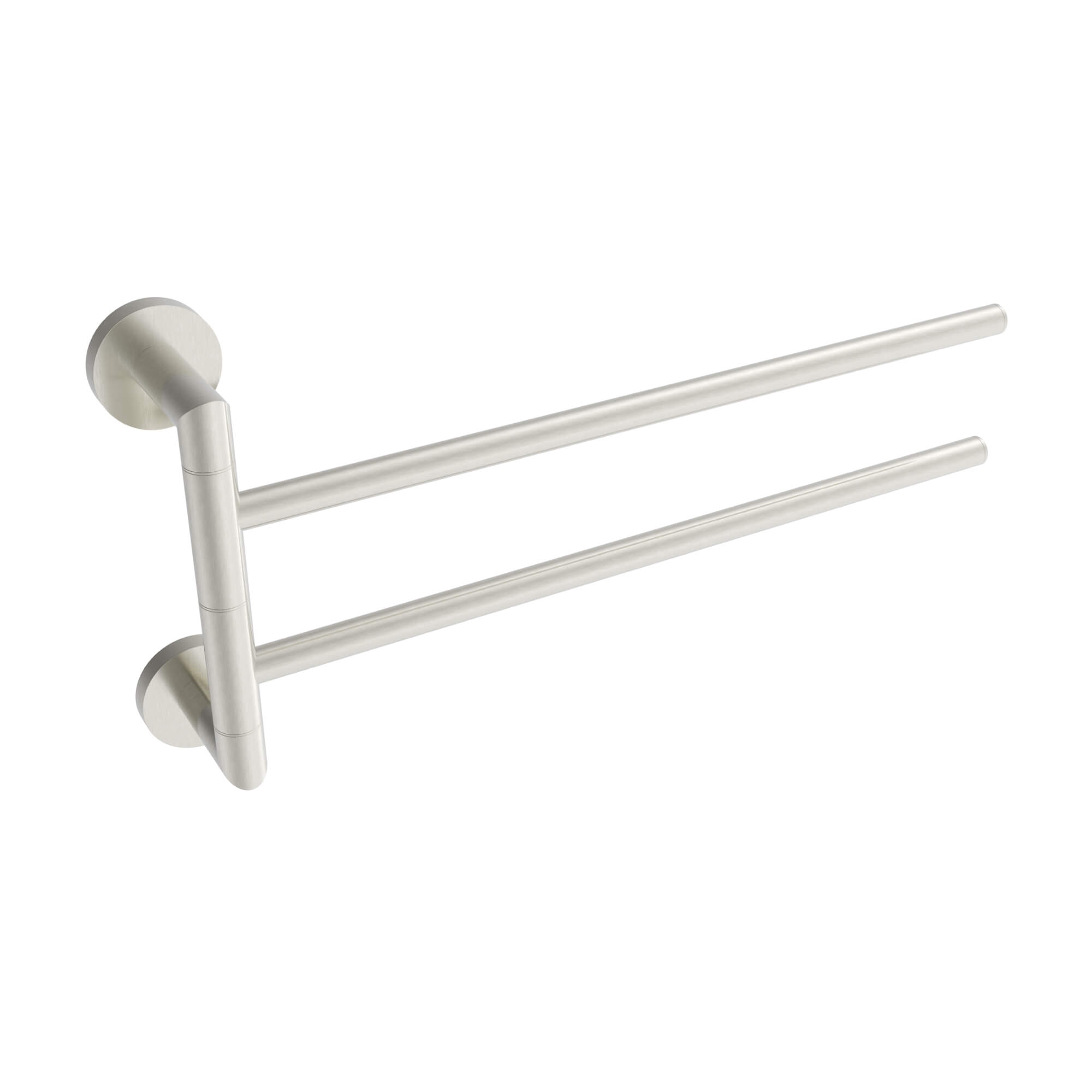 ICO Bath V63454 Summit Swivelling Towel Bar - Brushed Nickel