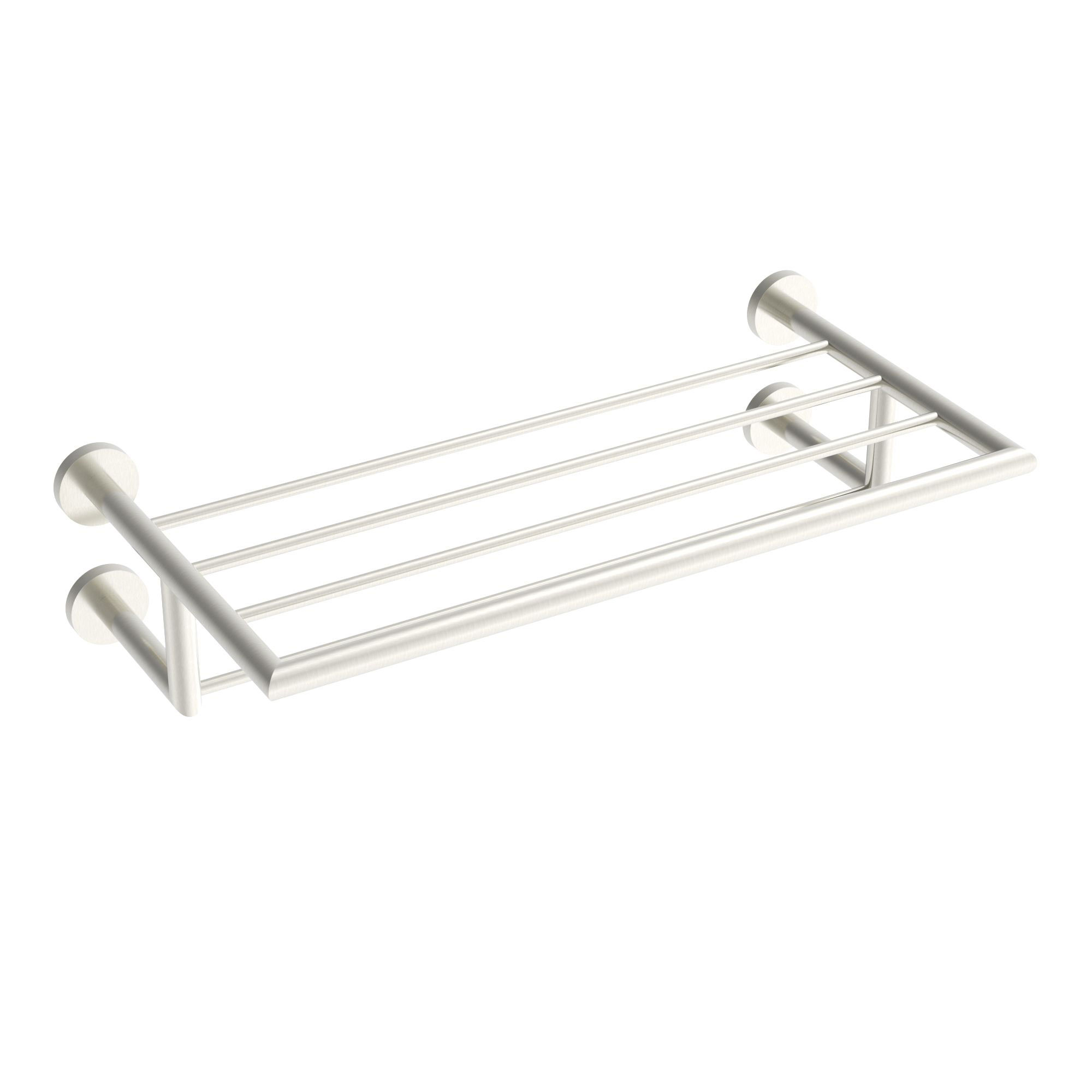 ICO Bath V63734 Summit Double Towel Shelf - Brushed Nickel