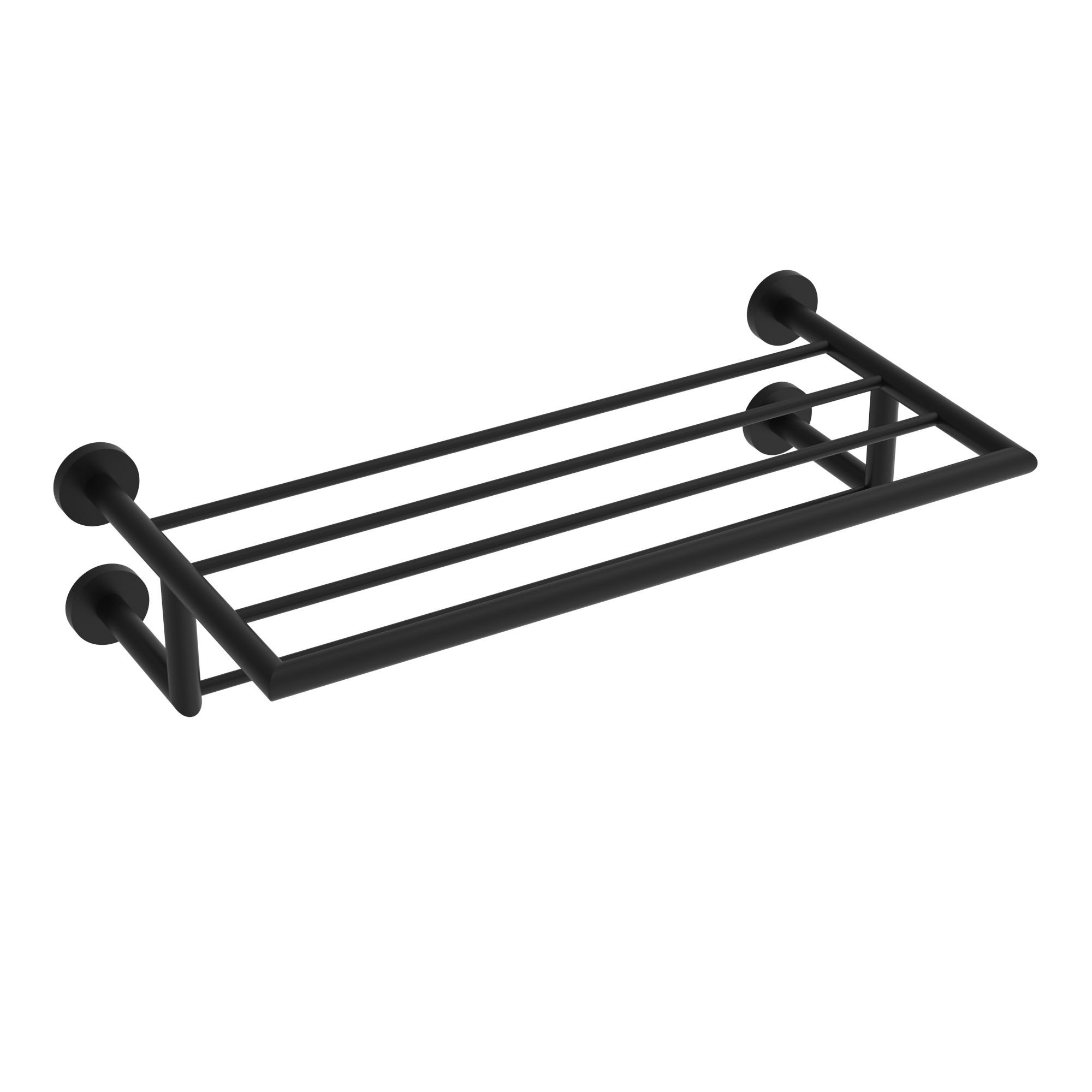 ICO Bath V63735 Summit Double Towel Shelf - Matte Black