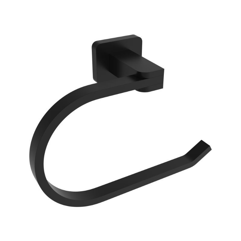 ICO Bath V64315 Spark Towel Ring - Matte Black