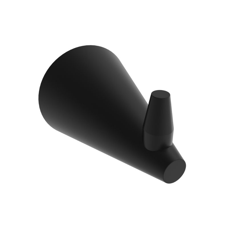 ICO Bath V65215 Cone Towel Hook - Matte Black