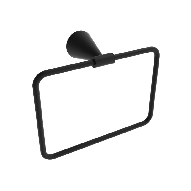 ICO Bath V65315 Cone Towel Ring - Matte Black