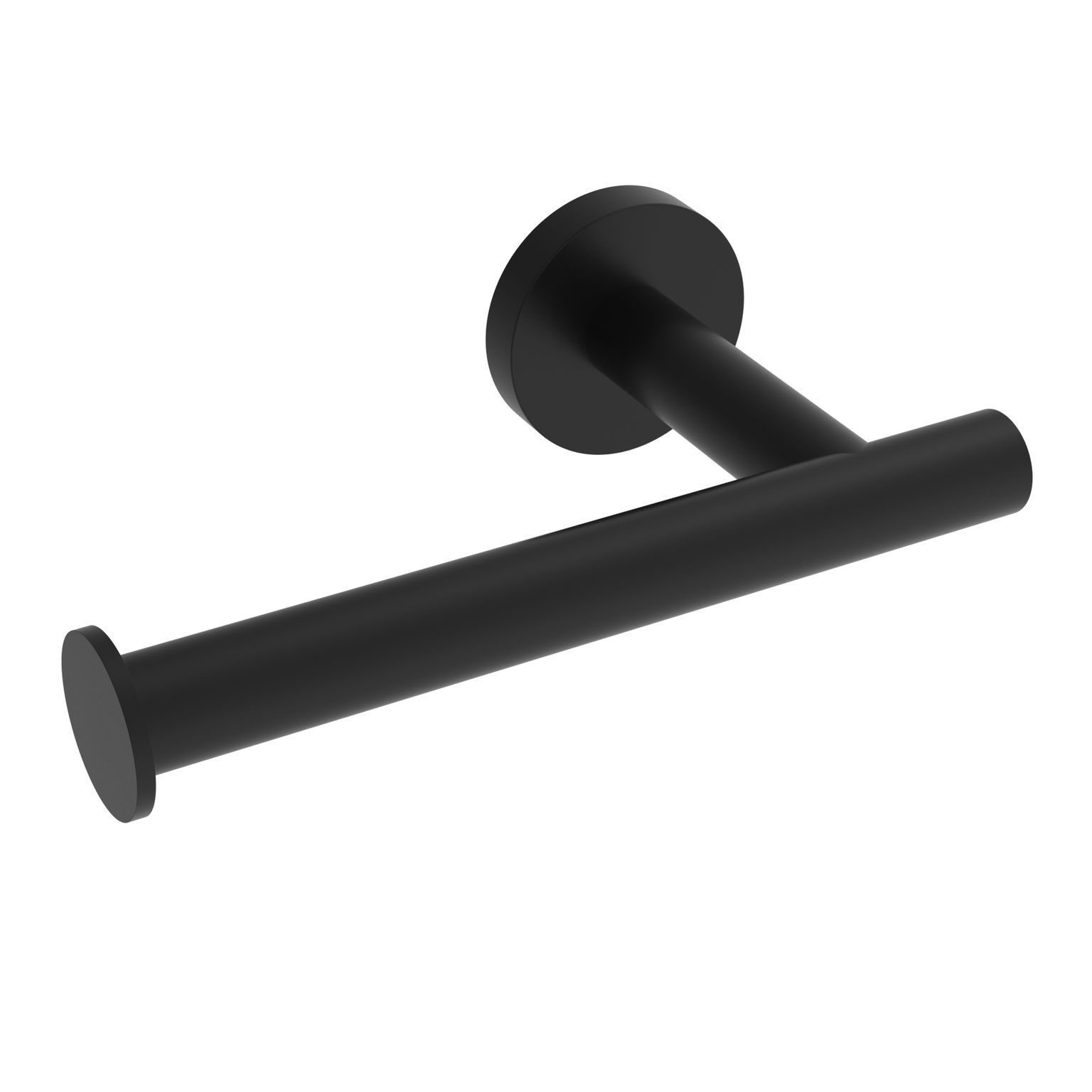 ICO Bath V67025 Lava Toilet Paper Holder - Matte Black (RH Post)