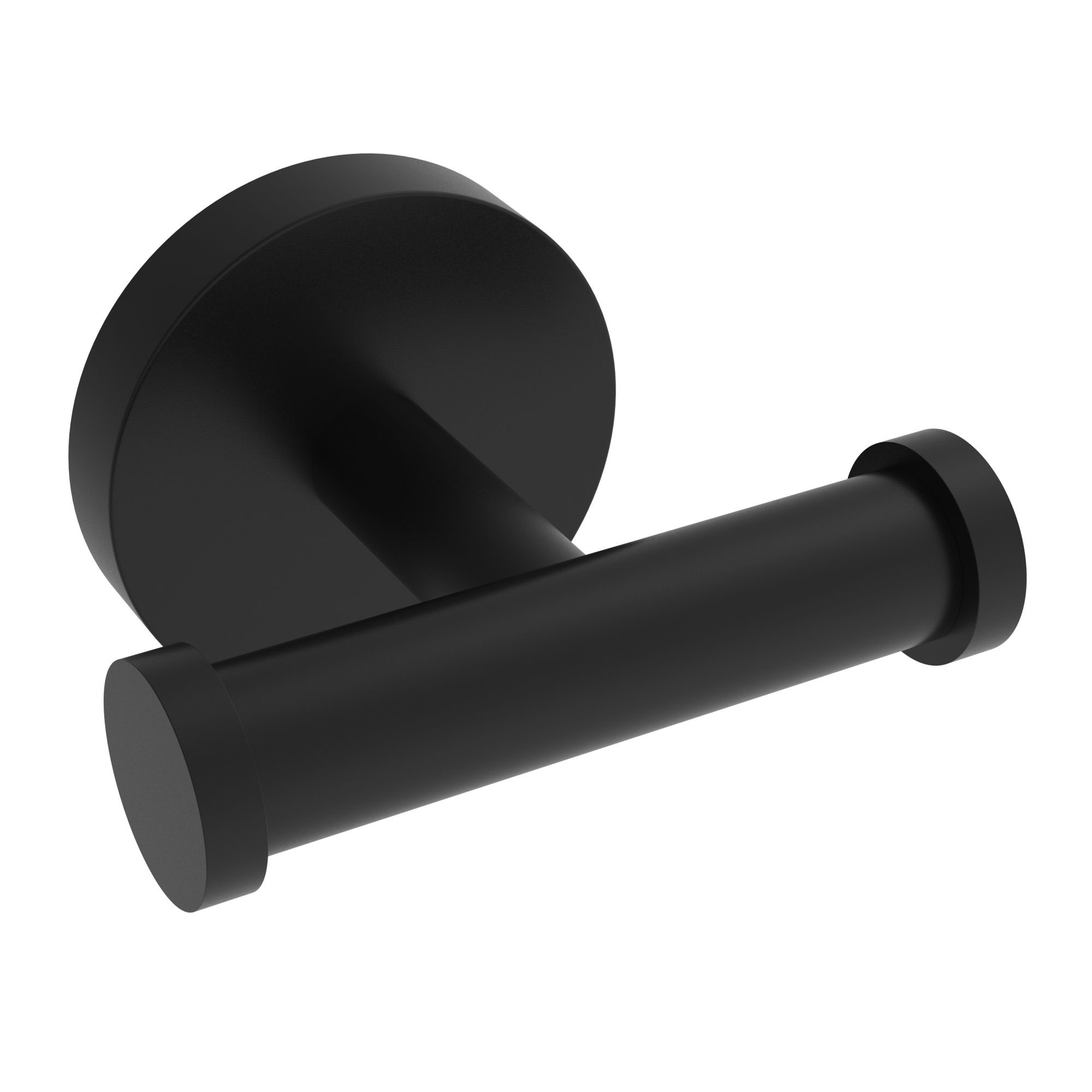 ICO Bath V67225 Lava Double Towel Hook - Matte Black