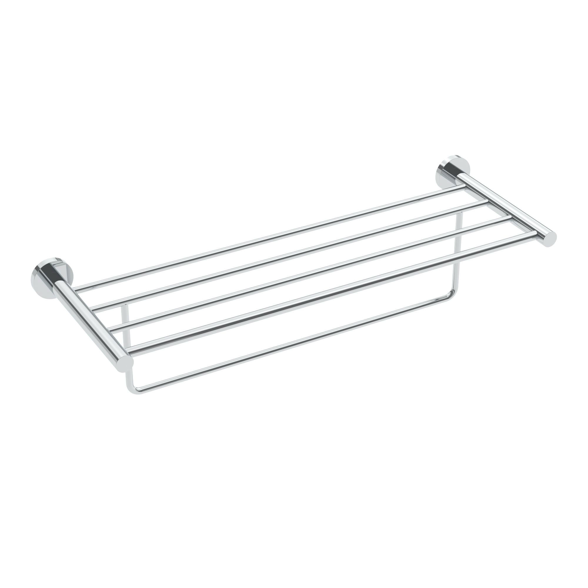 ICO Bath V67723 Lava Towel Shelf With Bar - Chrome