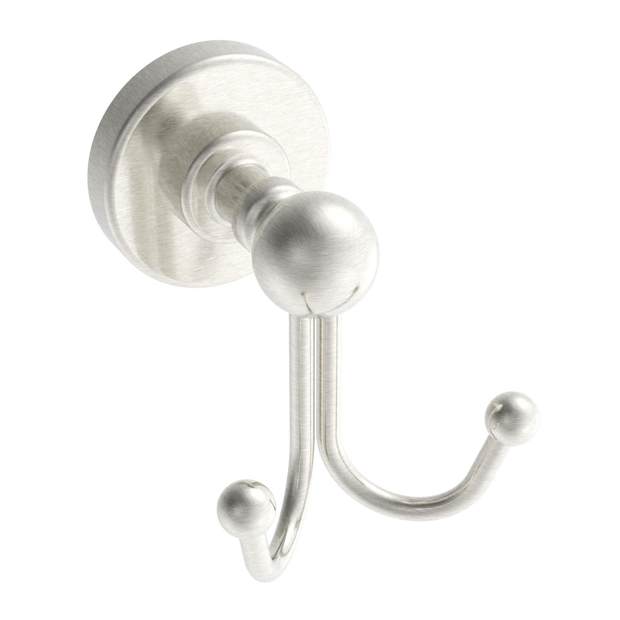 ICO Bath V68224 Ember Double Towel Hook - Brushed Nickel