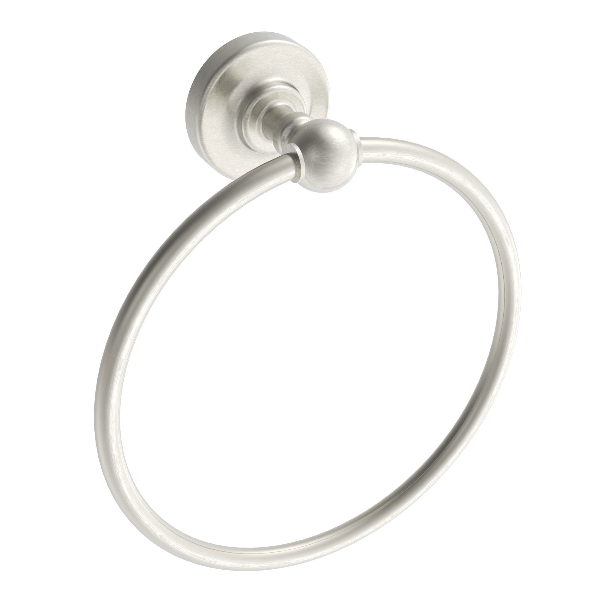 ICO Bath V68314 Ember Towel Ring - Brushed Nickel