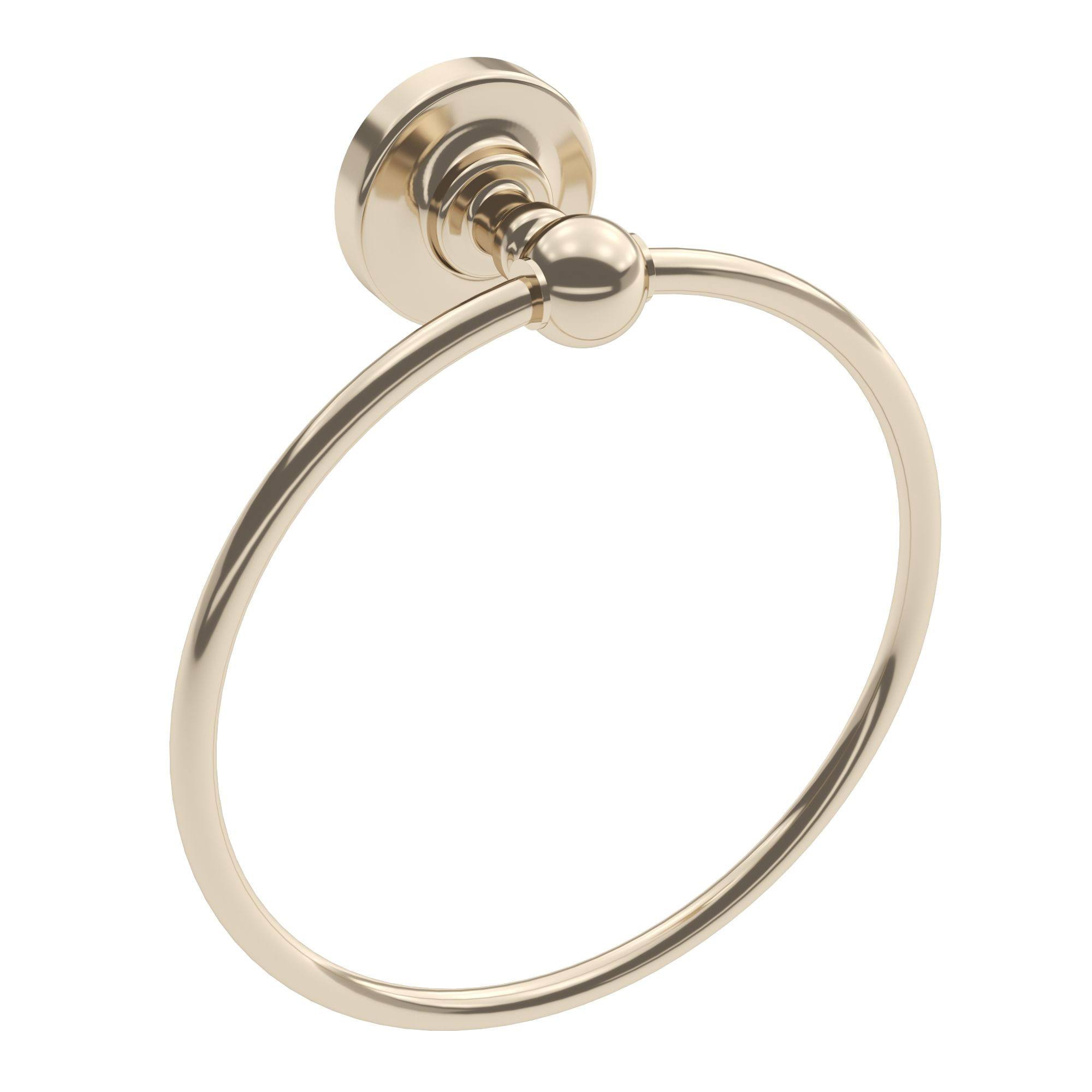 ICO Bath V68316 Ember Towel Ring - Polished Nickel