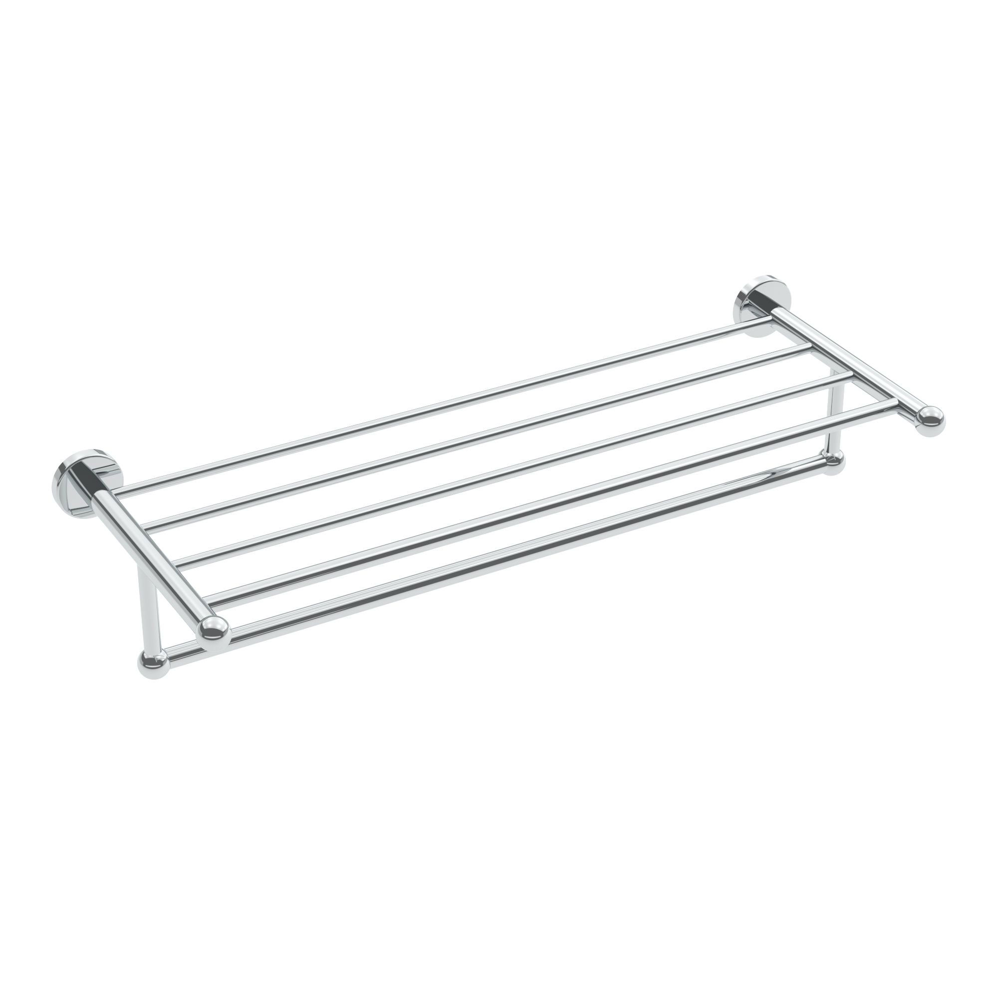 ICO Bath V68723 Ember Towel Shelf With Bar - Chrome