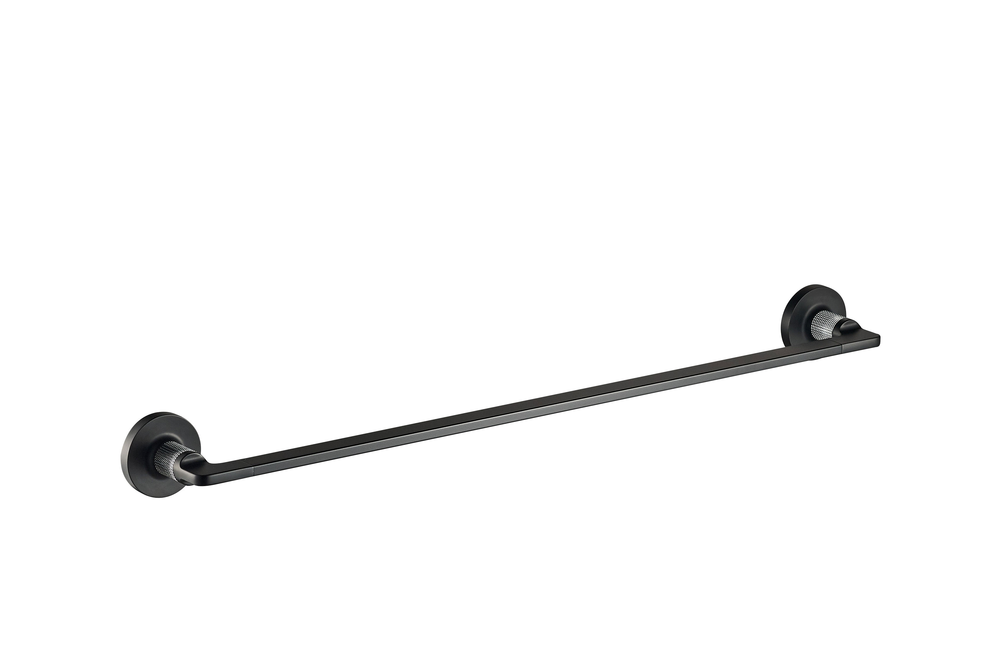 ICO Bath V69150.35 Blaze 24" Towel Bar - Chrome/Matte Black