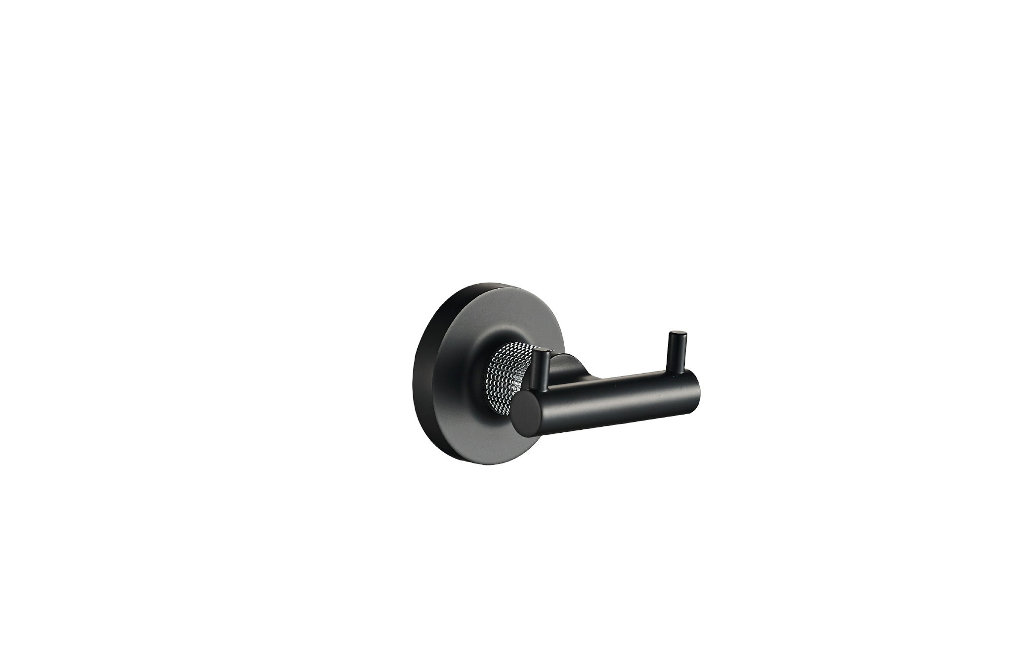 ICO Bath V69220.35 Blaze Double Towel Hook - Chrome/Matte Black