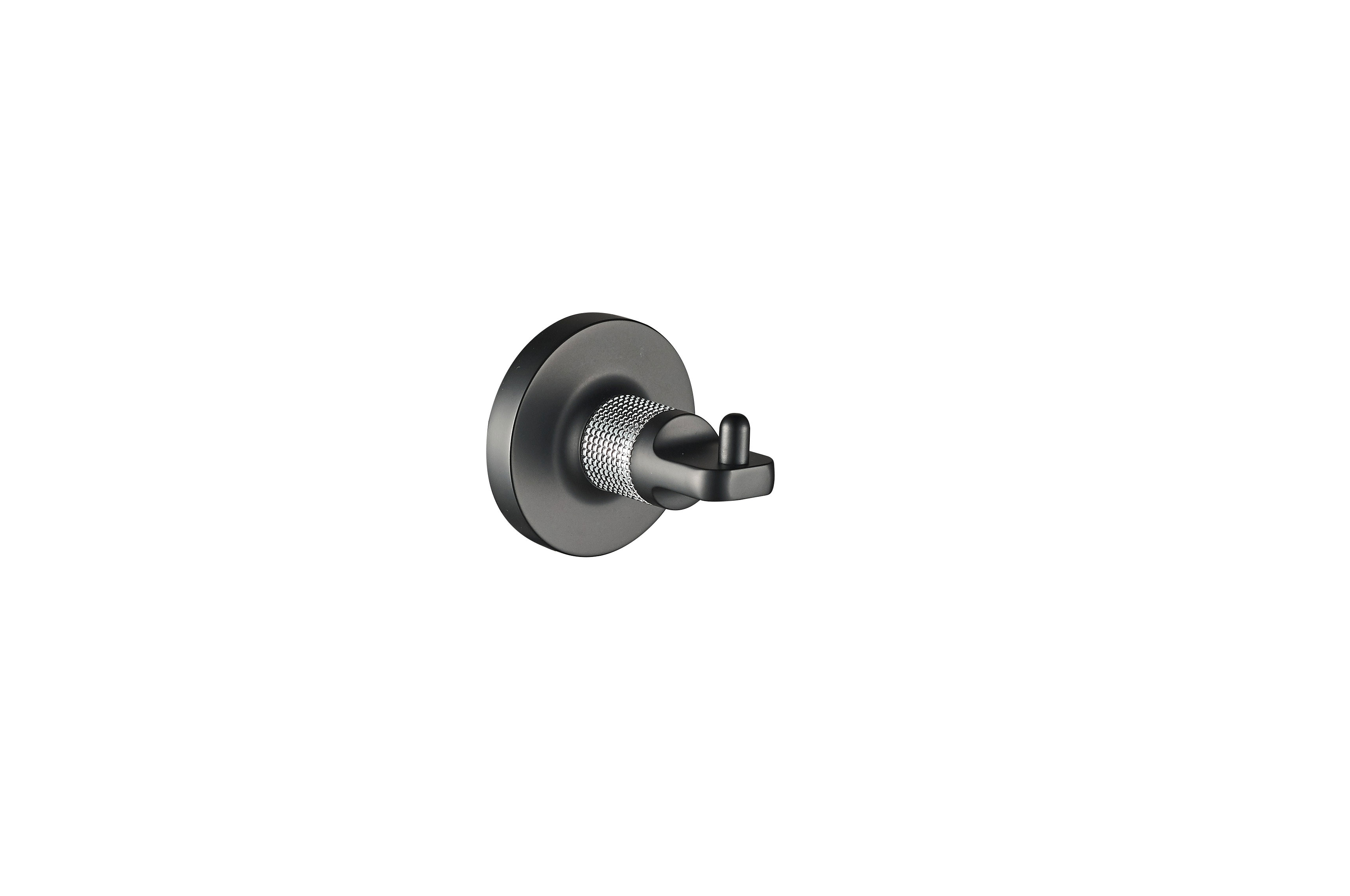 ICO Bath V69230.35 Blaze Towel Hook - Chrome/Matte Black