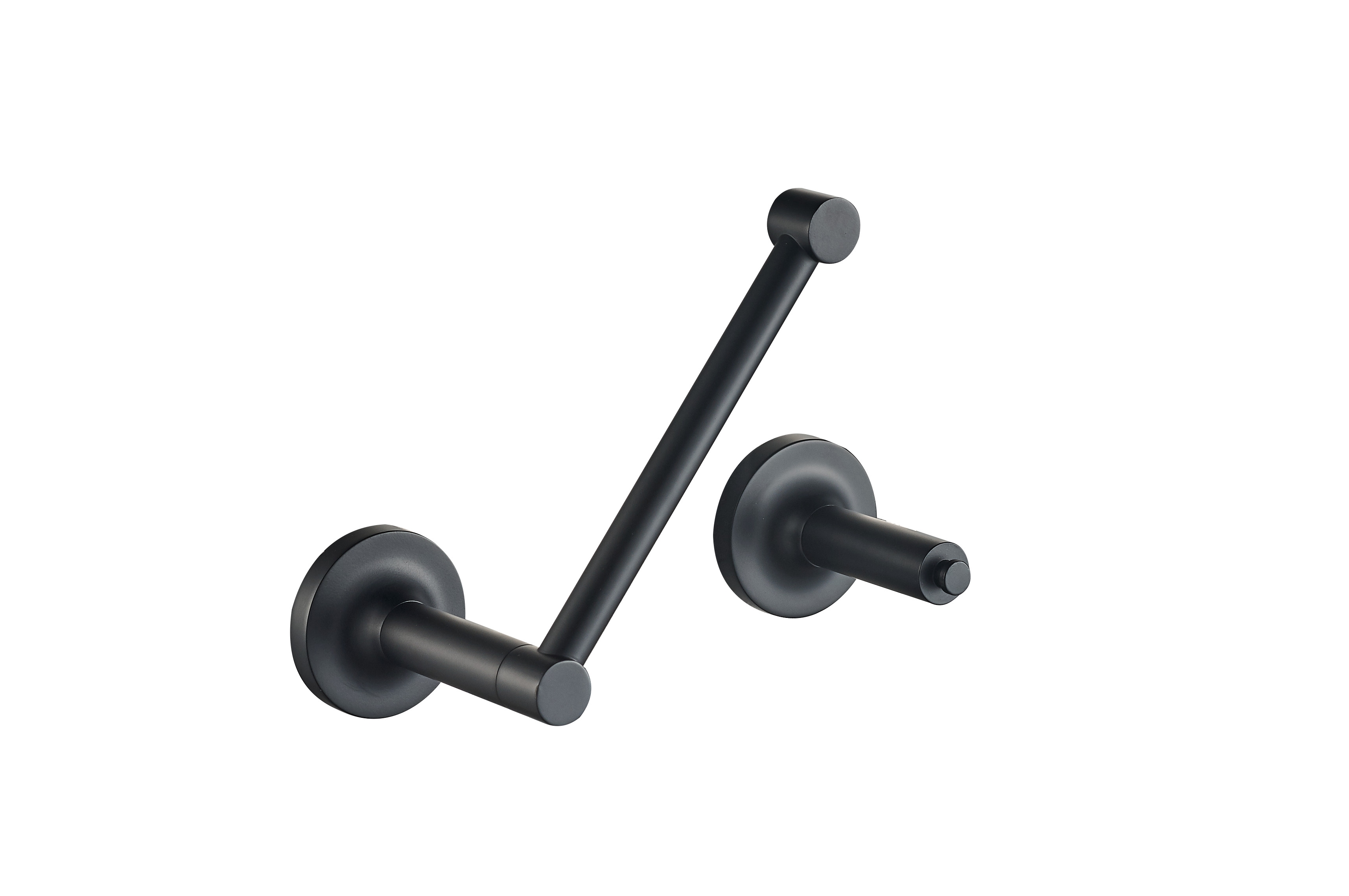 ICO Bath V70075 Glow Pivot Toilet Paper Holder - Matte Black