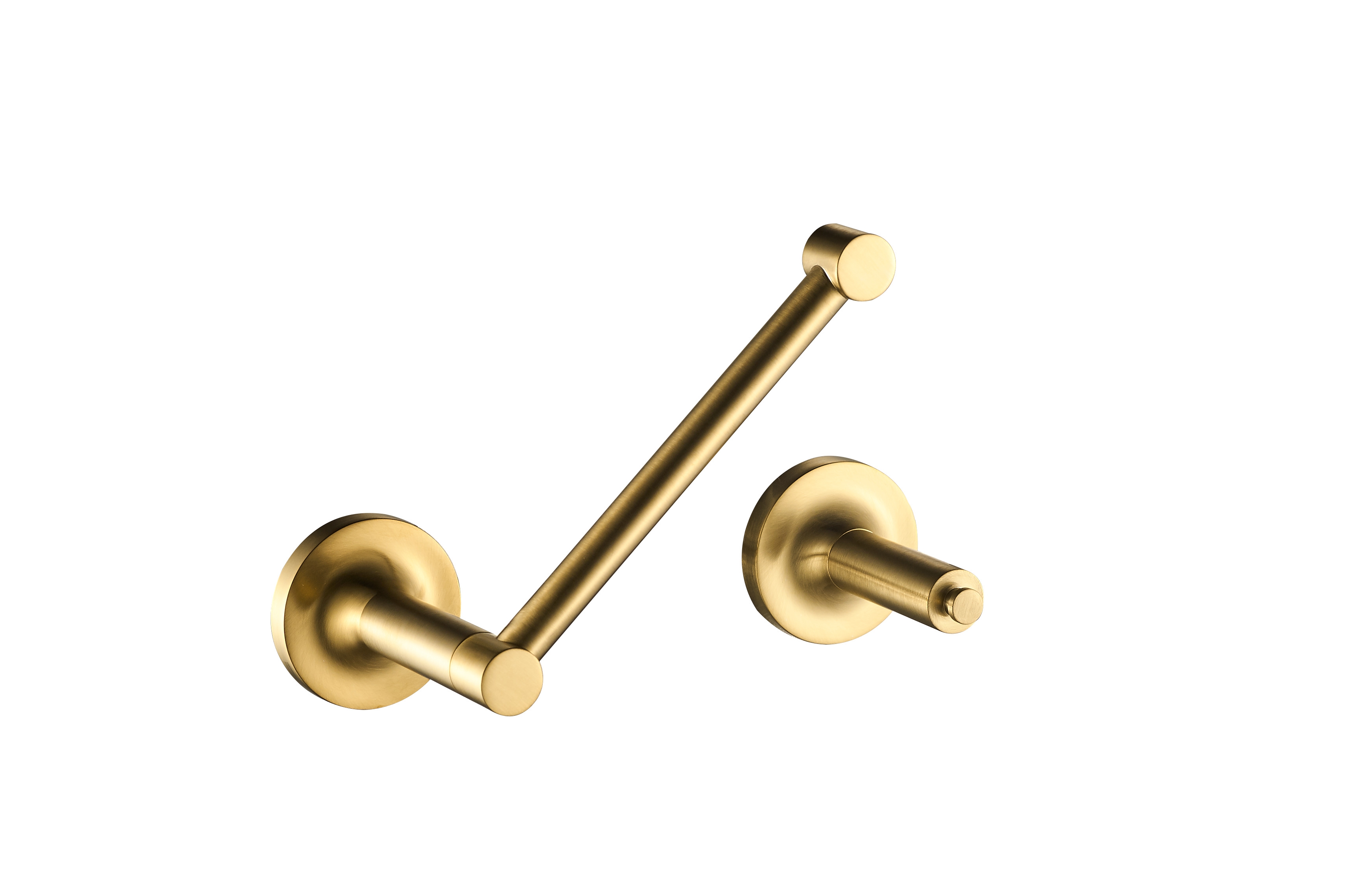 ICO Bath V70078 Glow Pivot Toilet Paper Holder - PVD Brushed Gold