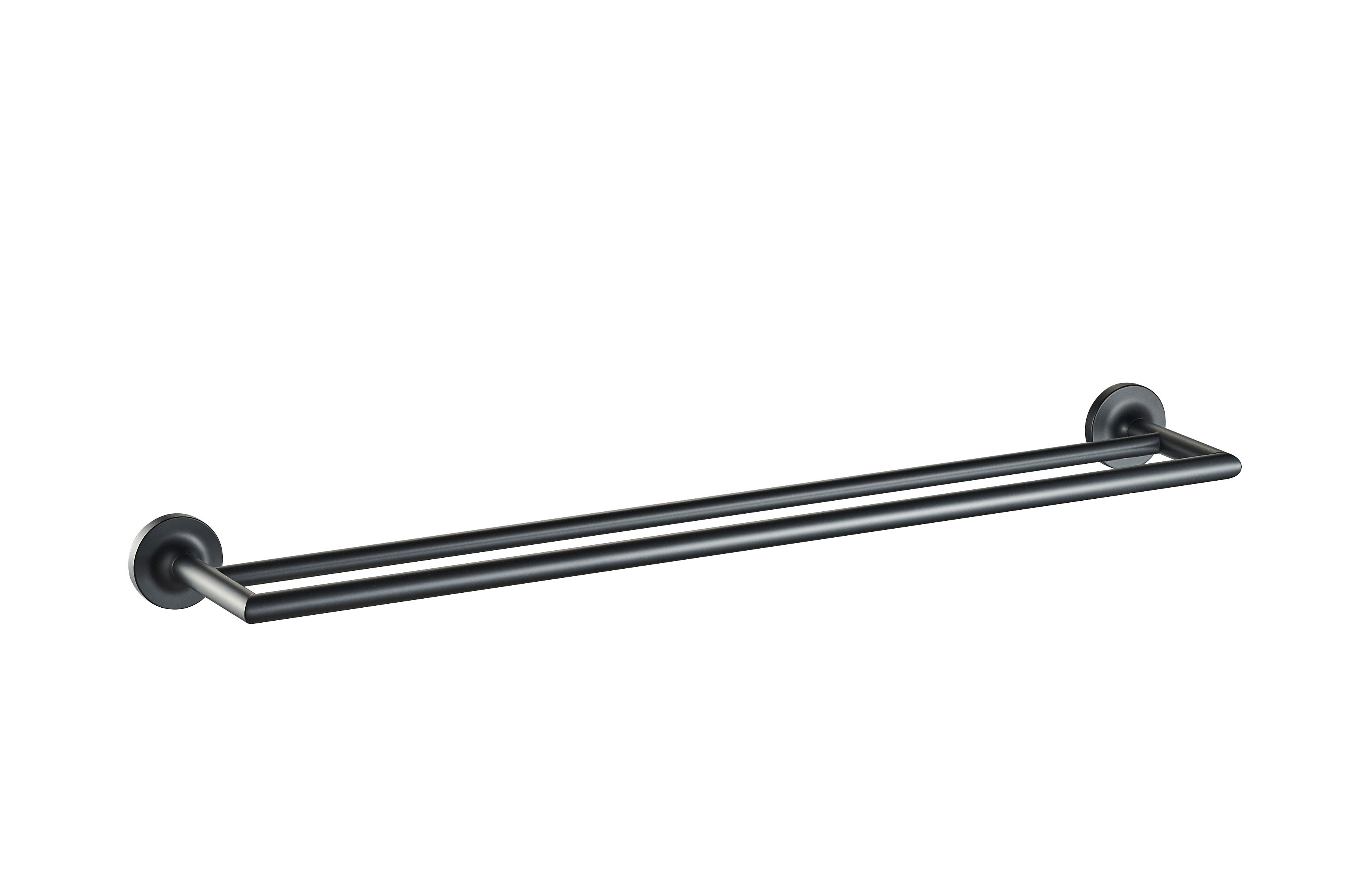 ICO Bath V70185 Glow 24" Double Towel Bar - Matte Black