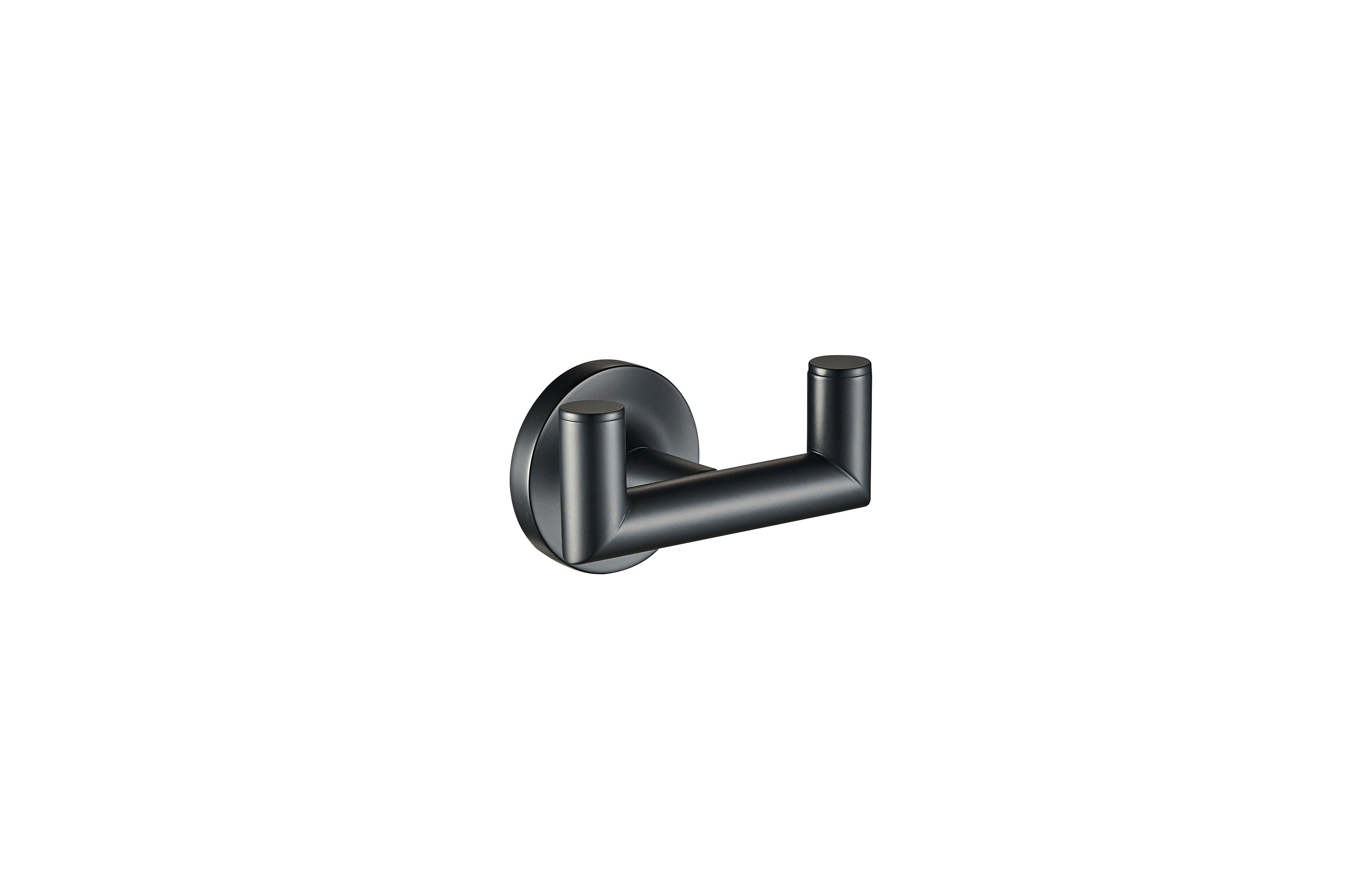 ICO Bath V70225 Glow Double Towel Hook - Matte Black