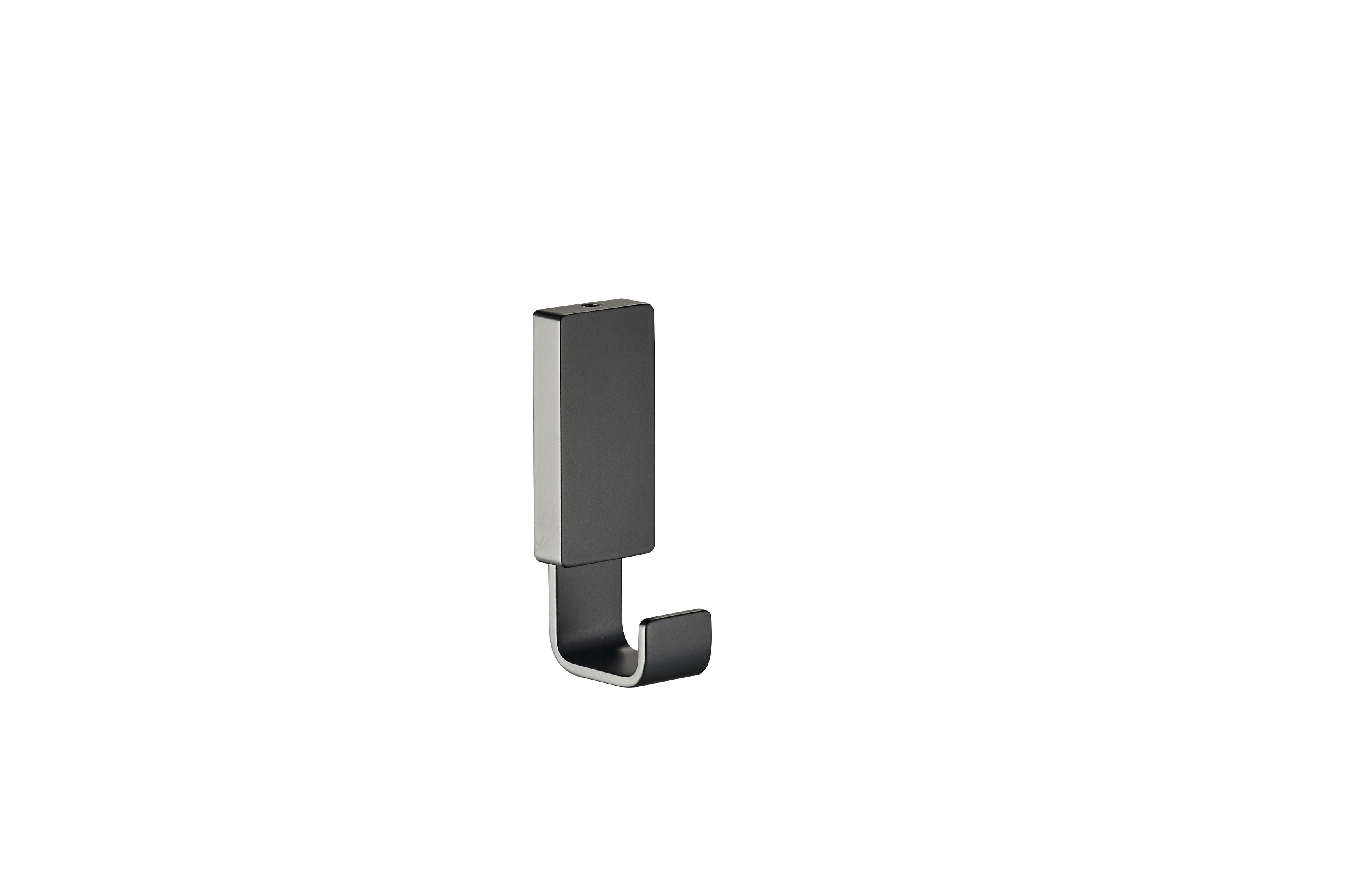 ICO Bath V73215 Echo Towel Hook - Matte Black