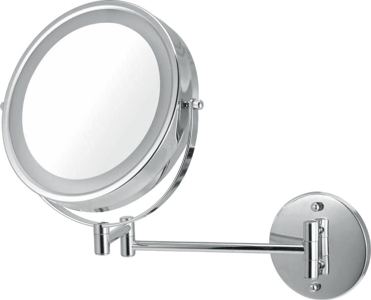 ICO Bath V9053 8.5" Double Sided Lighted Wall-Mounted Mirror - Chrome