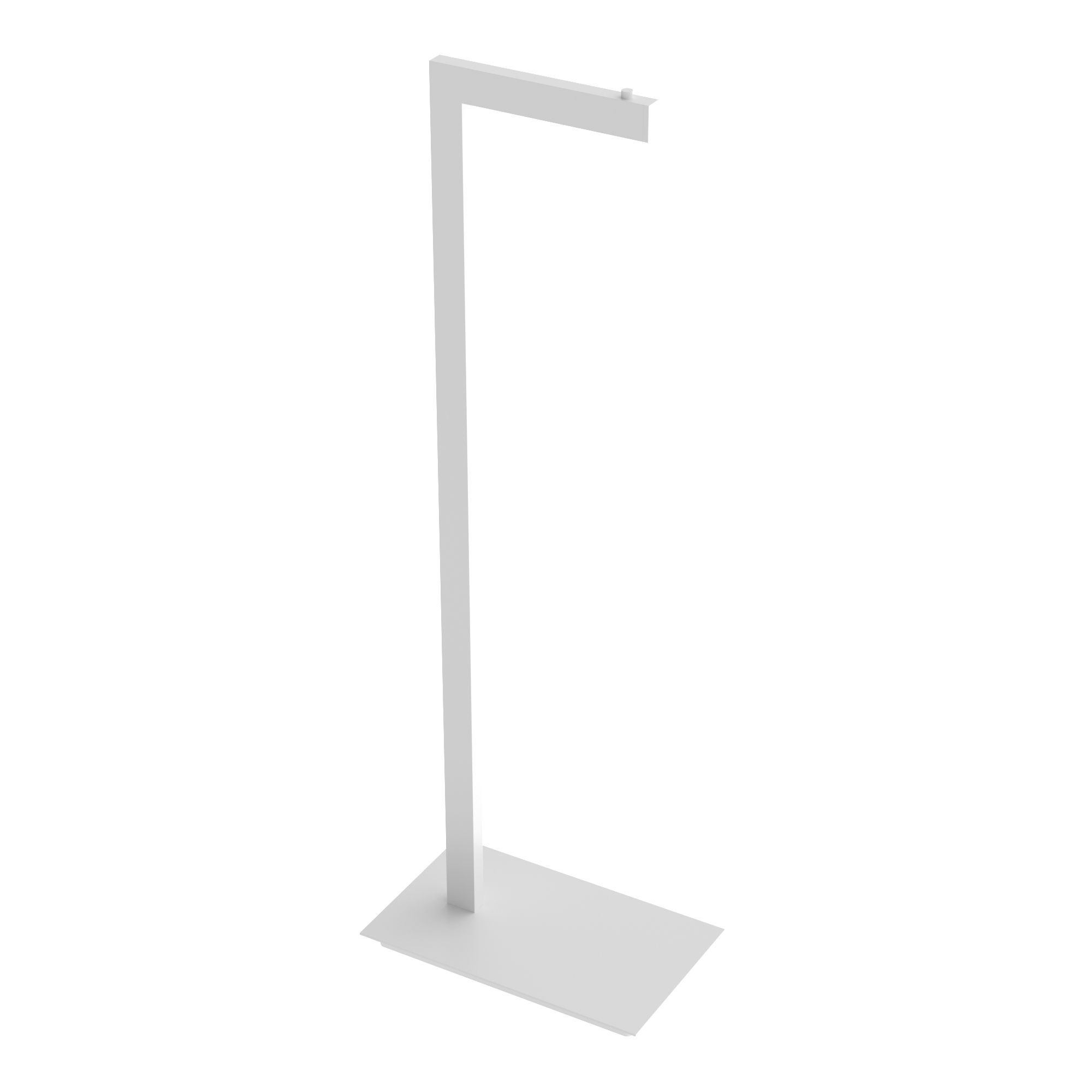 ICO Bath V91052 Square Freestanding Paper Holder - Matte White